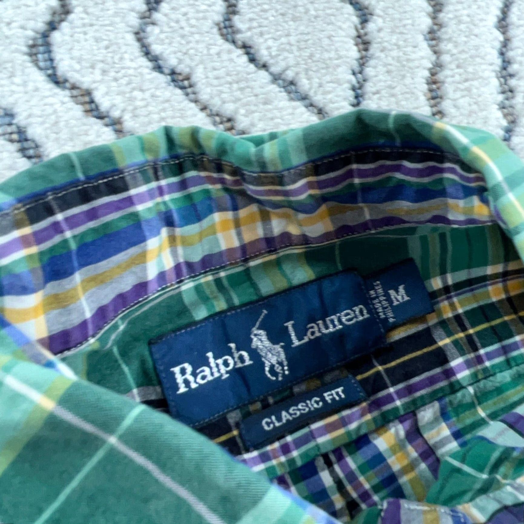 Ralph Lauren Ralph Lauren Shirt Men Medium Green Plaid Button-Up Classic Fit Poplin Tartan U8 Size US M / EU 48-50 / 2 - 5 Thumbnail