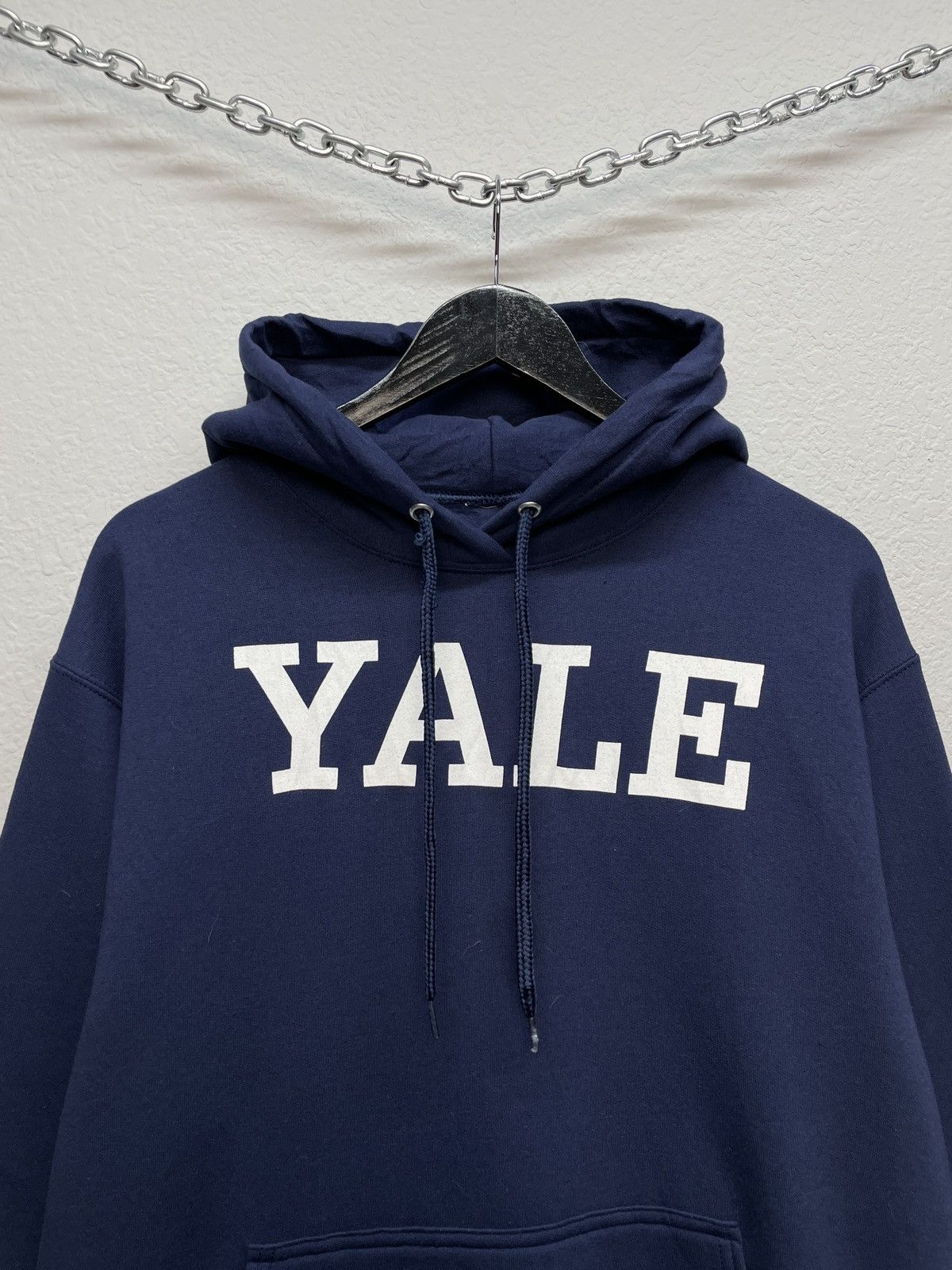 Nike × Vintage Vintage Y2K Yale University Boxy Fit Big Logo Zip Hoodie Size US M / EU 48-50 / 2 - 8 Thumbnail
