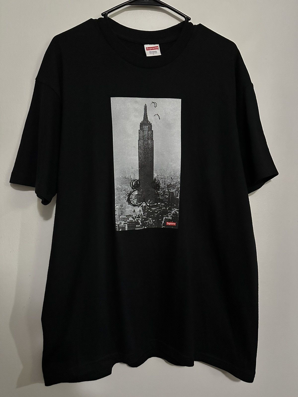 Supreme Mike Kelley The Empire State Building Tee Short Sleeve T Shirts