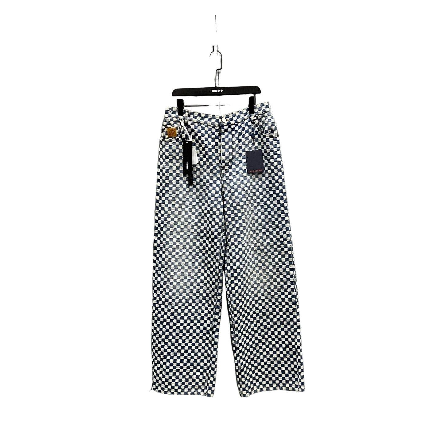 Louis Vuitton Louis Vuitton x Nigo Damier Denim Jeans Size 29 Size US 29 - 1 Thumbnail