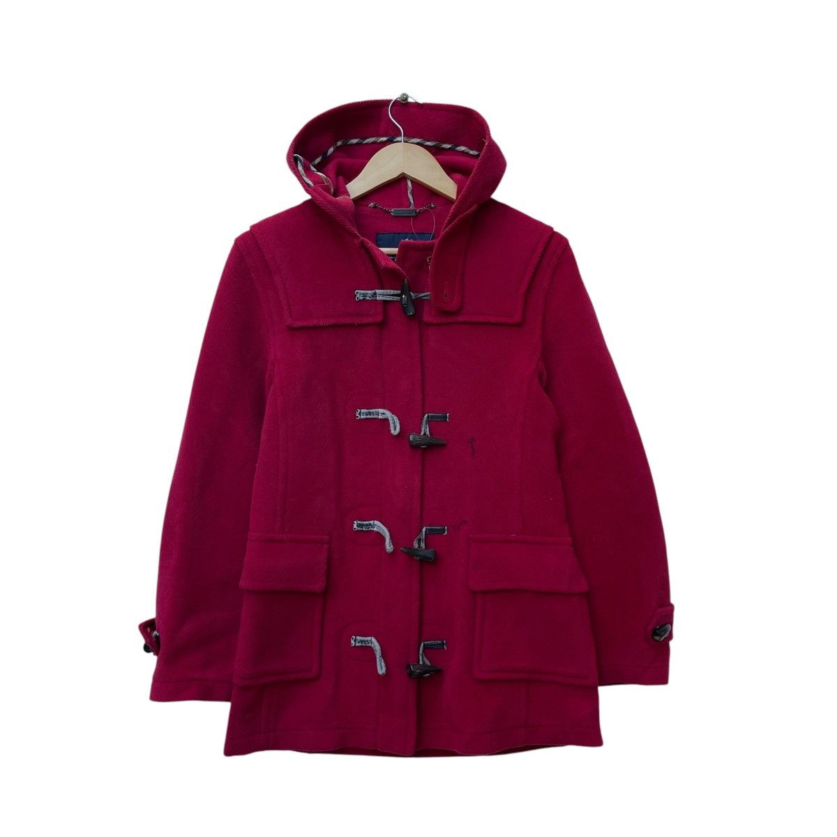 Aquascutum Vintage Aquascutum Toggle Button Duffle Jacket Size S / US 4 / IT 40 - 1 Thumbnail