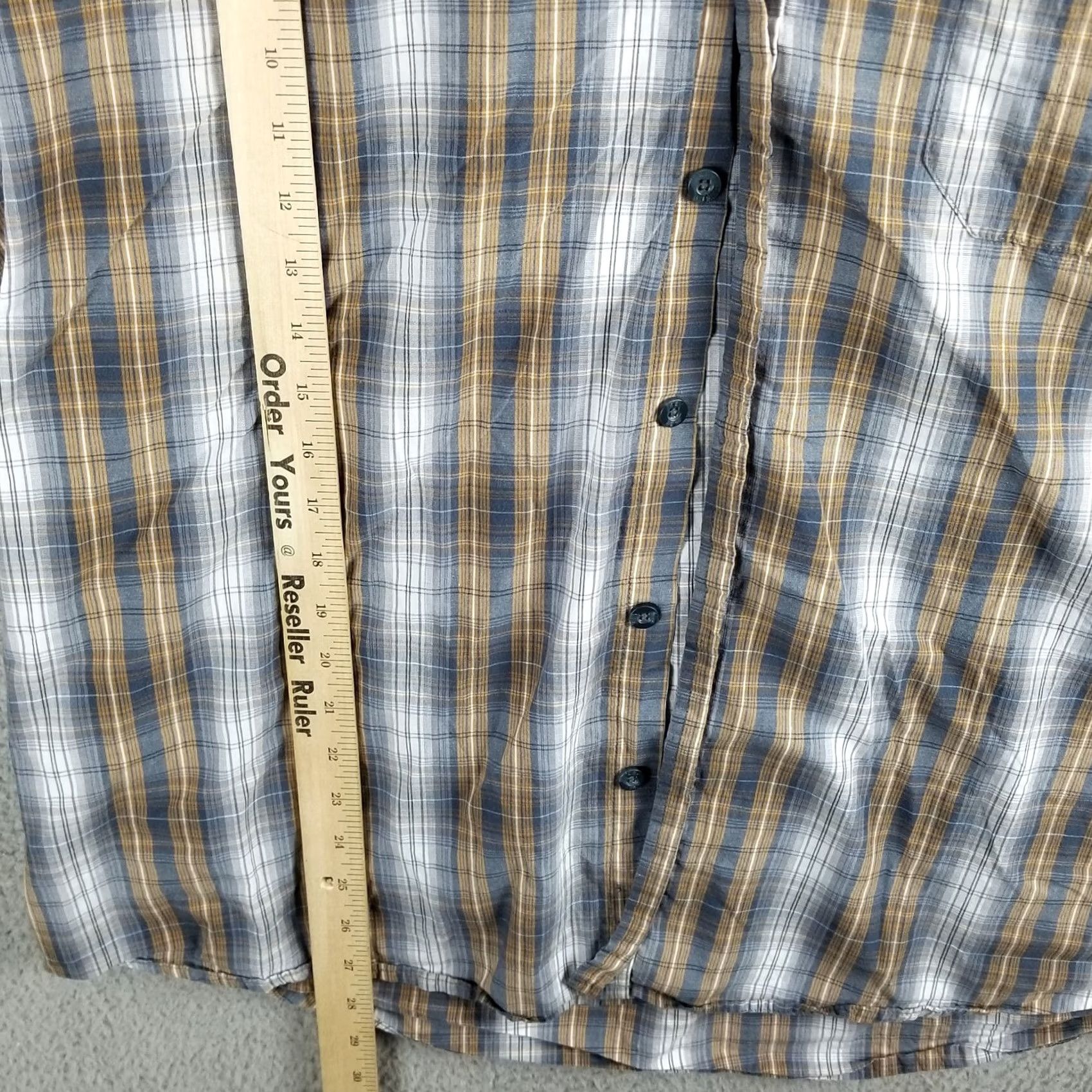 Vintage KEY Workwear Shirt Mens 3XL Blue Gray Brown Plaid Button Up Casual Workwear Shirt Mens 3XL Blue Plaid Button-Up Pocketed 90s Theme Size US XXL / EU 58 / 5 - 3 Thumbnail