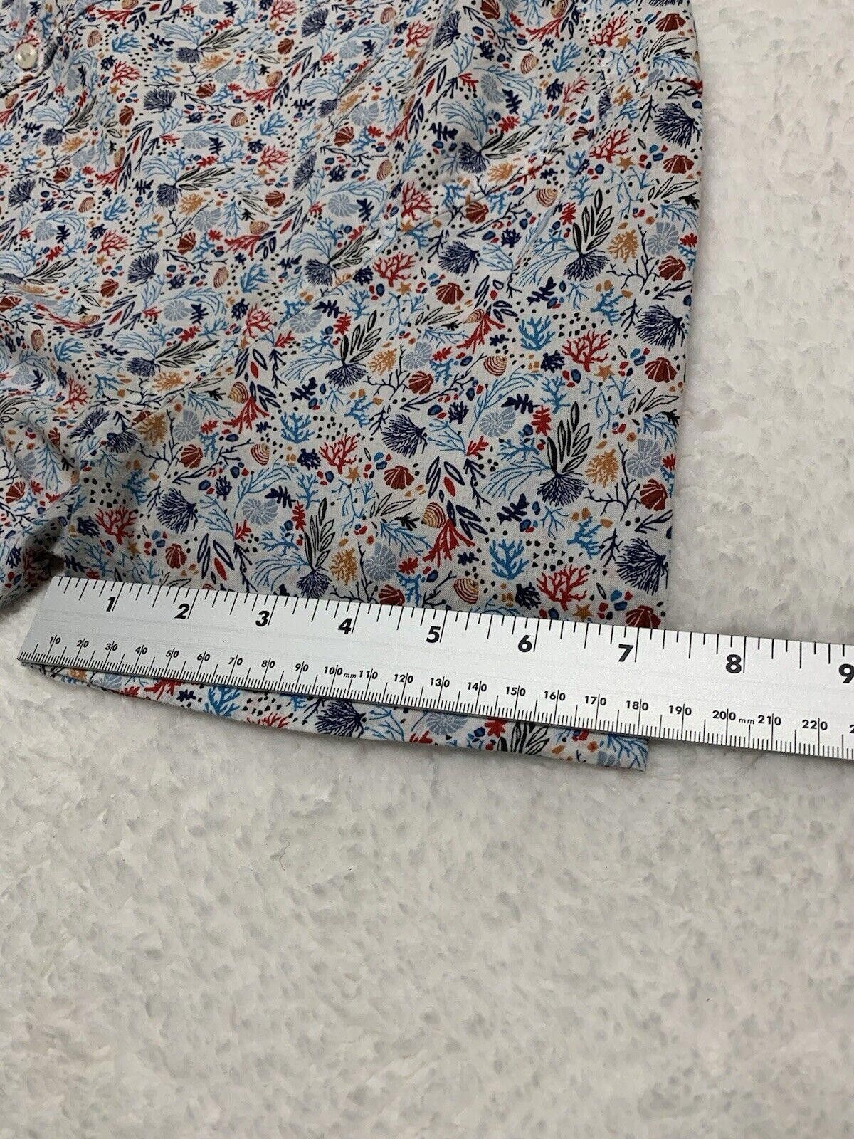 Zara Zara Slim Fit Shell Print Shirt M Short Sleeve Coastal Size US M / EU 48-50 / 2 - 6 Thumbnail