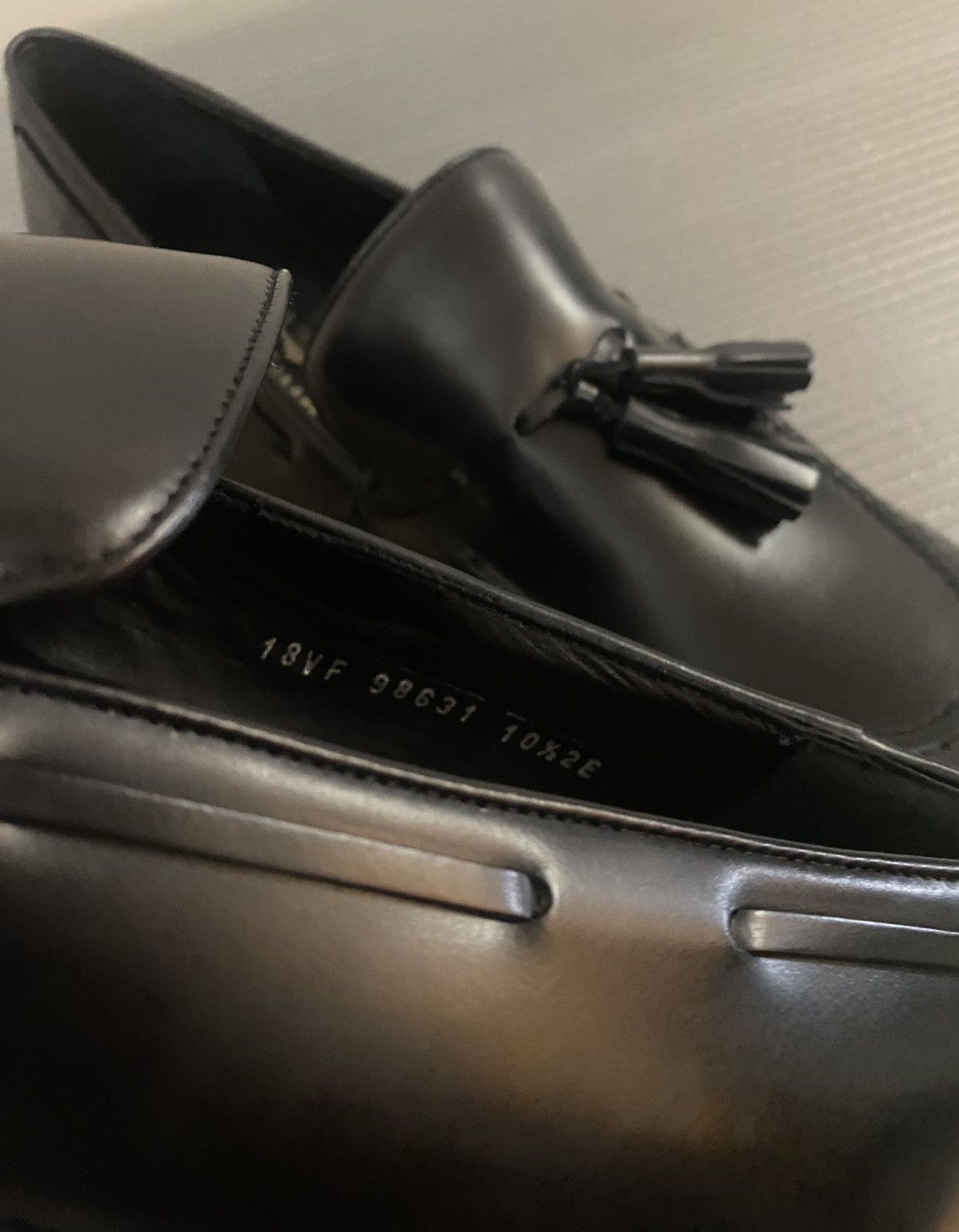 Salvatore Ferragamo Ferragamo 🇮🇹 black calf Sasha tassel loafer 10.5 EE NEW Size US 10.5 / EU 43-44 - 5 Thumbnail
