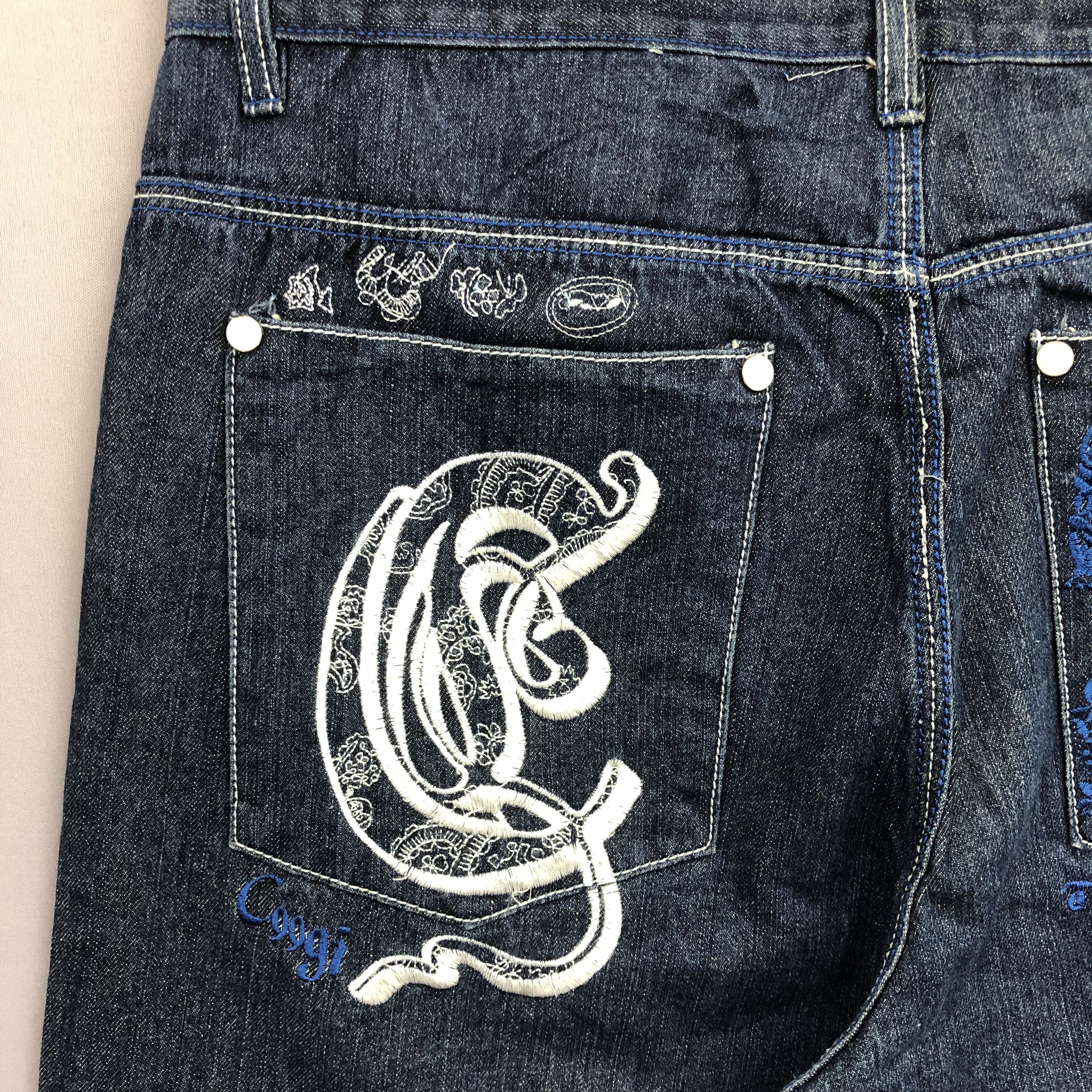 Coogi Crazy Y2K/2000s Coogi Skater Jeans Jnco Baggy Style Denim Size US 36 / EU 52 - 6 Thumbnail