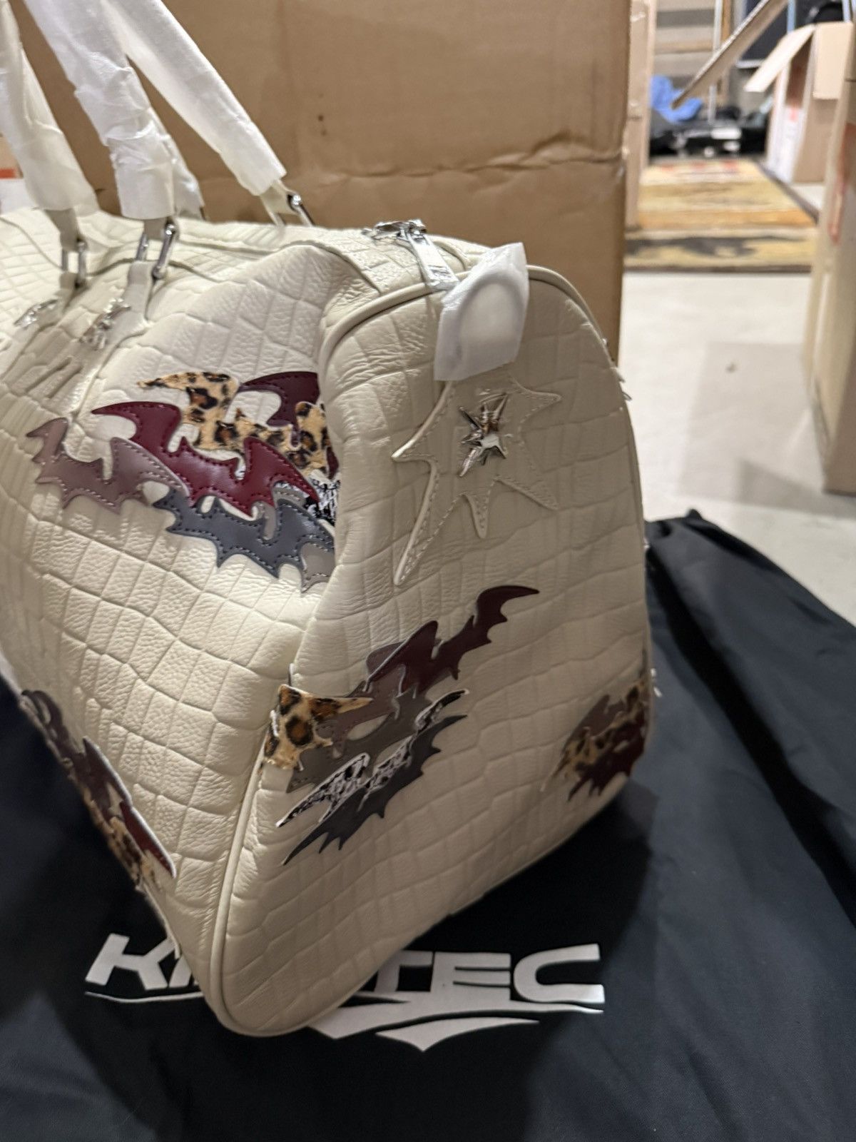 Other Kill Tec Duffle Bag Crocodile Patchwork Cream 99/100 Size ONE SIZE - 7 Thumbnail