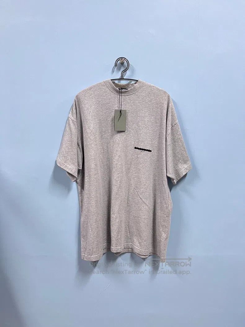 Balenciaga Front and Back Alphabet Logo Scratch Tape Short