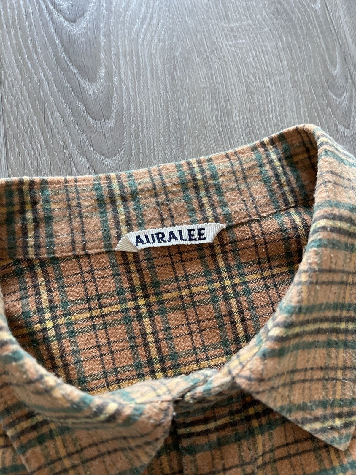 Auralee Auralee silk cotton check shirt Size US M / EU 48-50 / 2 - 2 Thumbnail