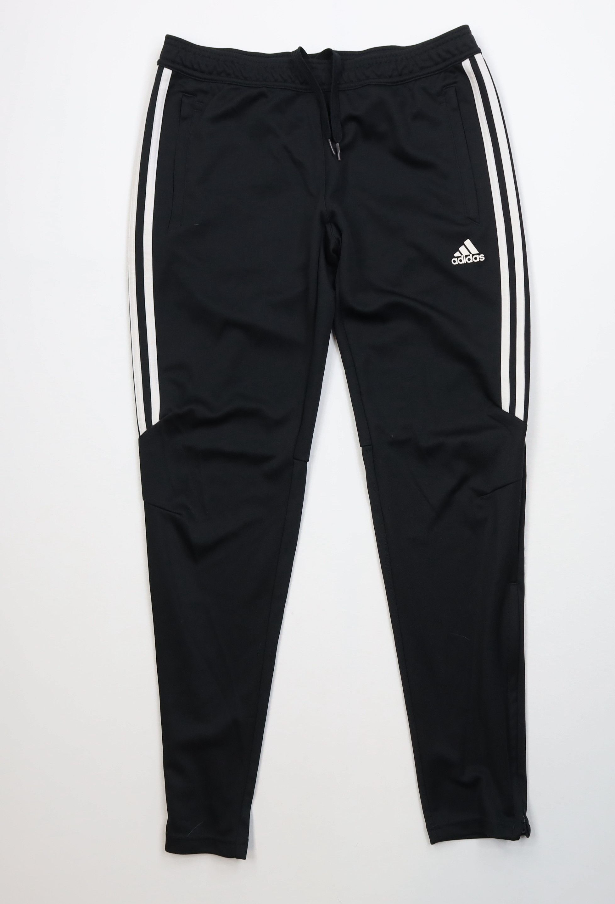 Adidas Vintage Y2K Adidas Tapered Leg Running Soccer Pants Black Size US 34 / EU 50 - 1 Thumbnail