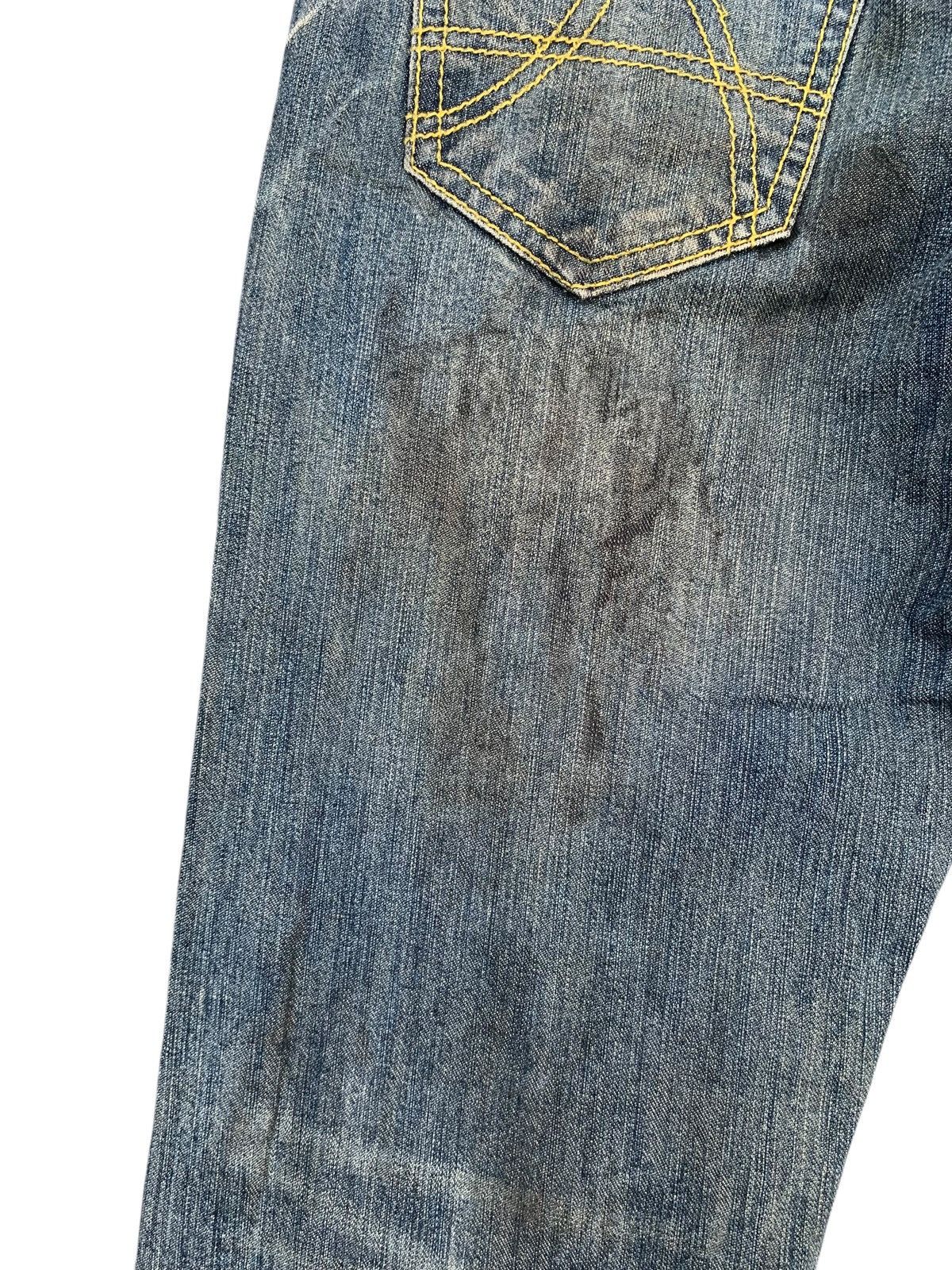 Kapital IN THE ATTIC RUSTY ROCK PUNK DISTRESSED DENIM Size US 32 / EU 48 - 20 Thumbnail