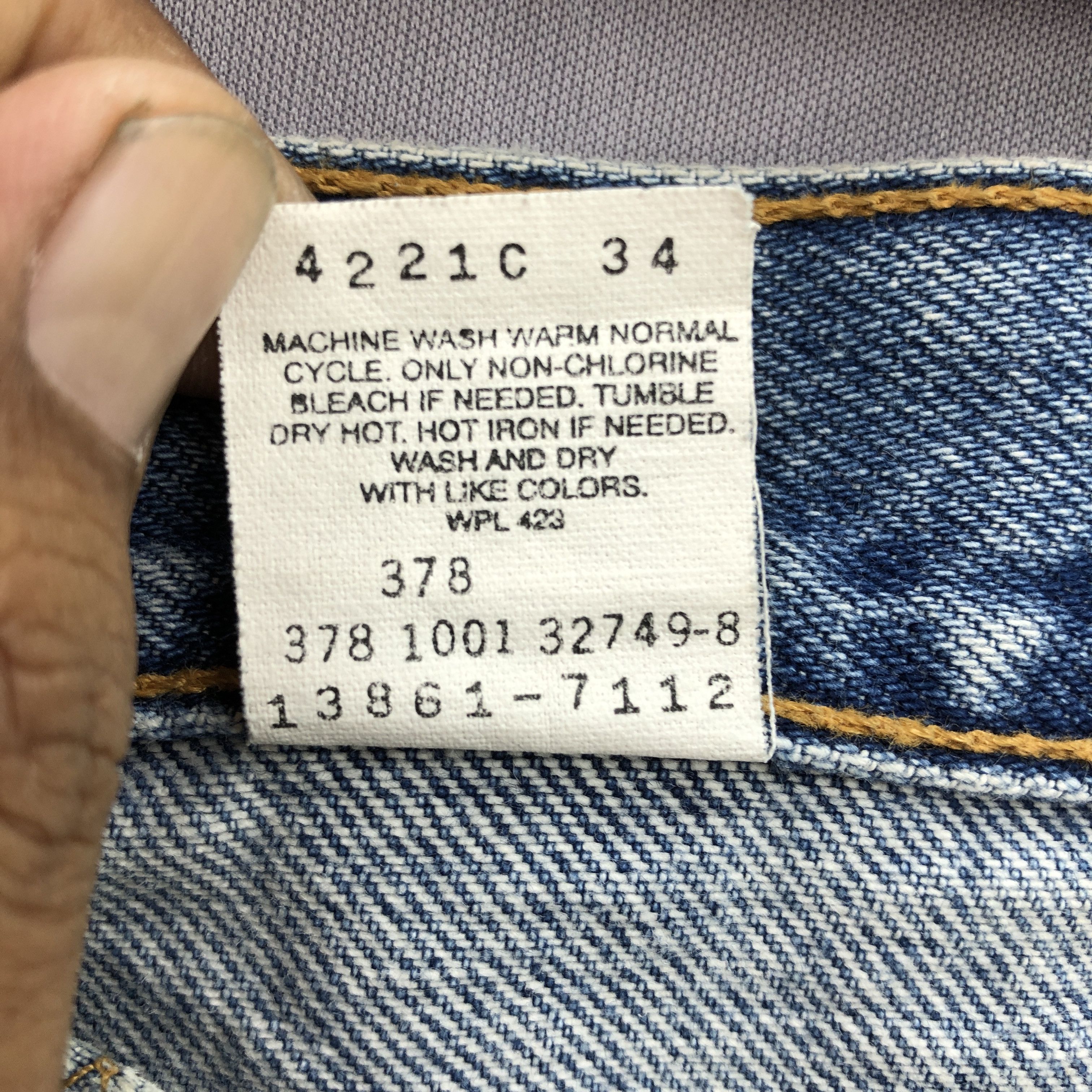 Levi's Vintage Levis 560 Stonewash Jeans Levi's Faded Wash Denim Size US 30 / EU 46 - 7 Thumbnail