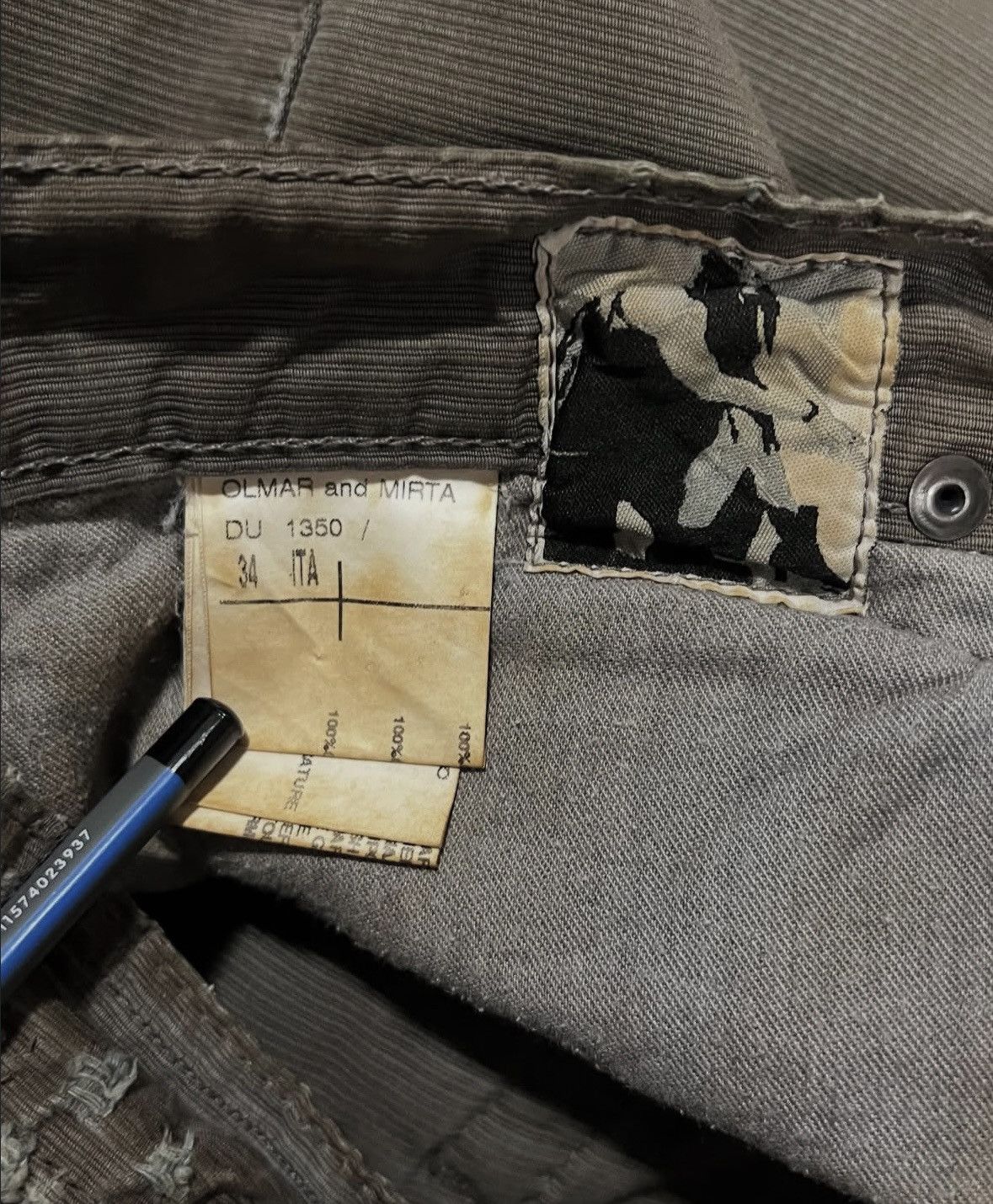 Rick Owens FW06 Dustulator Grosgrain Pants Size US 34 / EU 50 - 5 Thumbnail