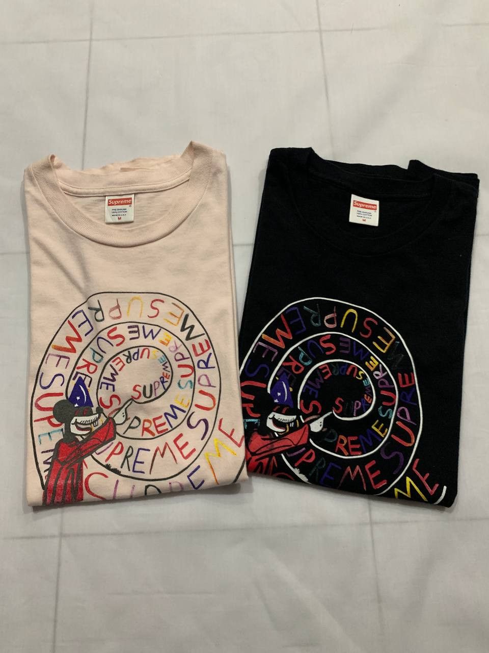 Supreme BUNDLES SUPREME WIZARD SPIRAL MOUSE TSHIRT | Grailed