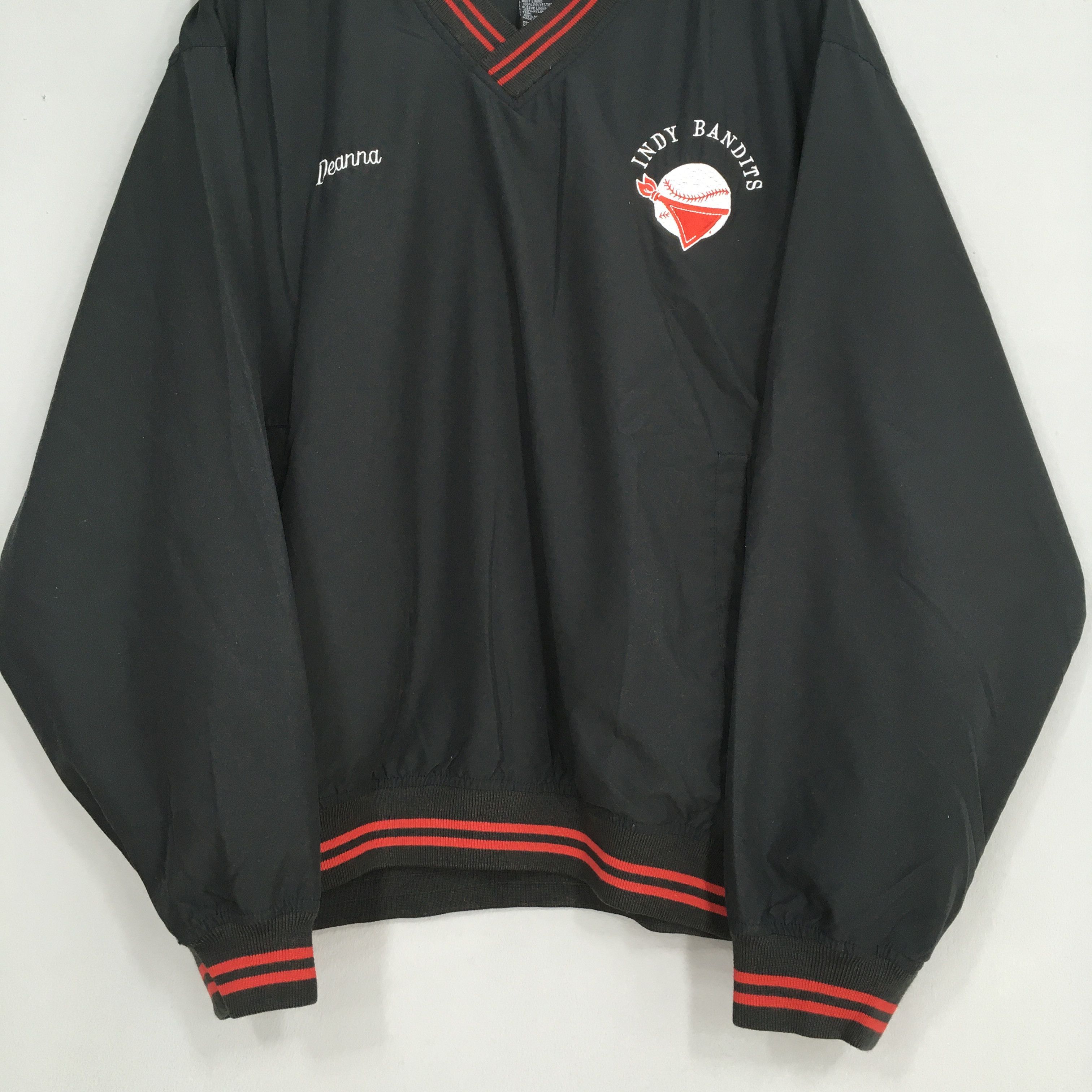 MLB Vintage Indiana Bandits Baseball MLB Pullover Jacket Size US XL / EU 56 / 4 - 3 Thumbnail