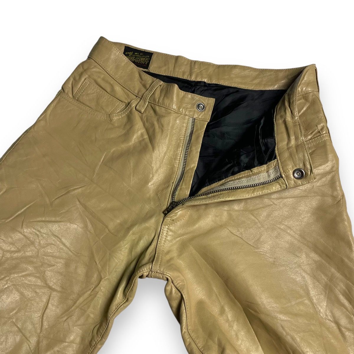 Genuine Leather VINTAGE JOHN BULL GENUINE LEATHER PANTS Size US 28 / EU 44 - 5 Thumbnail