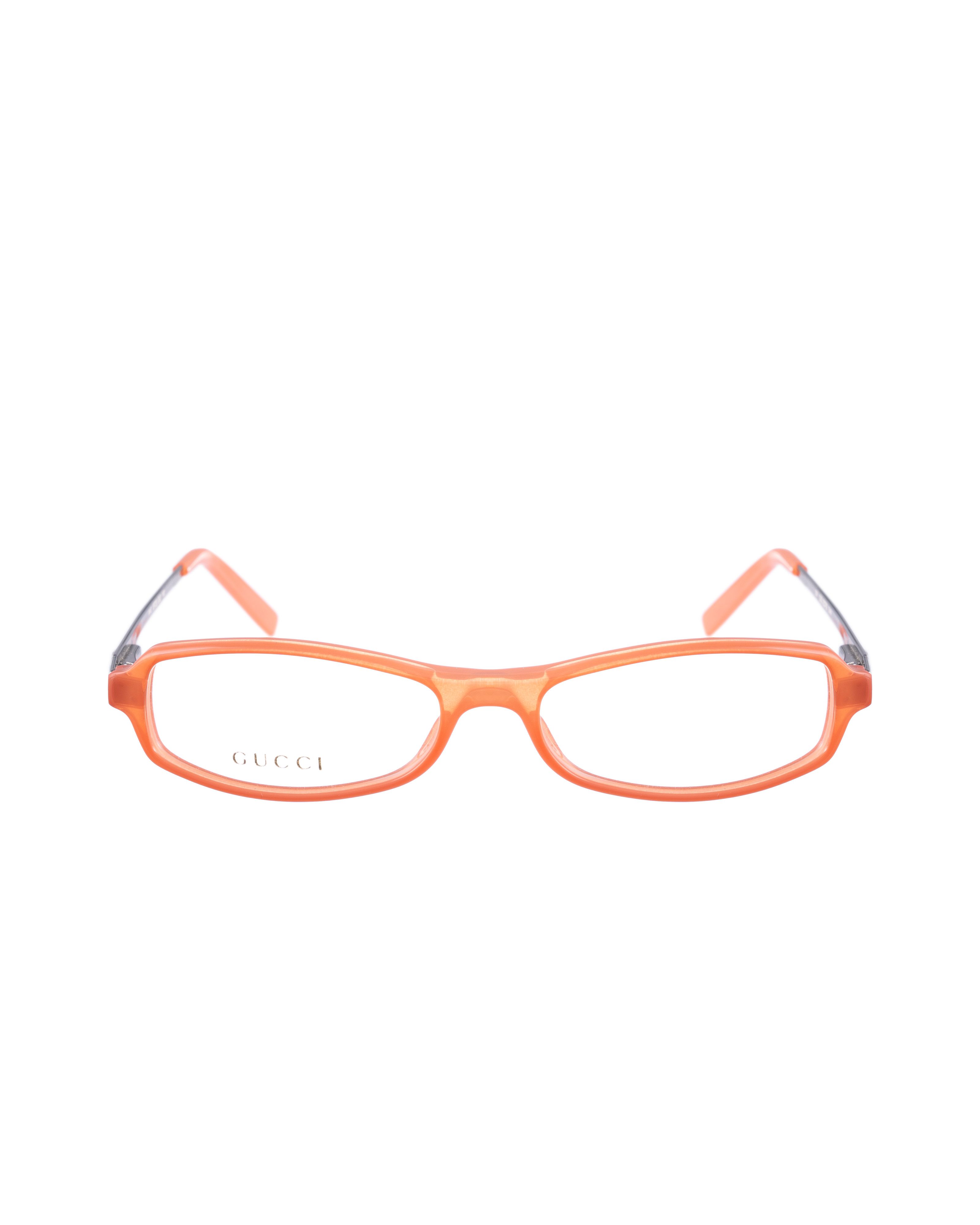 Gucci Gucci 00s Transparent Orange Plastic Glasses Size ONE SIZE - 1 Thumbnail