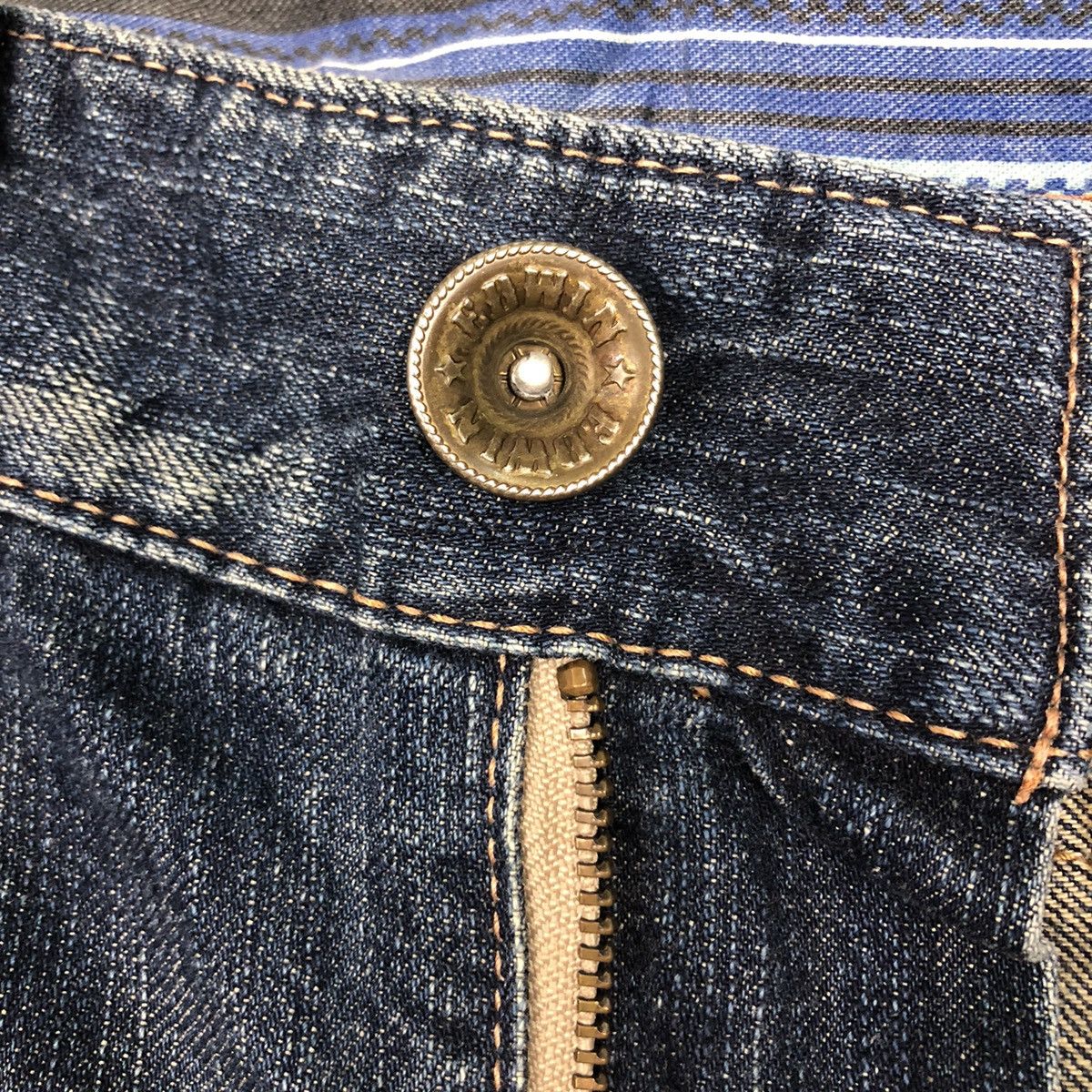 Japanese Brand 📌Exclusive Vintage Denim Jeans Edwin Punk Design IsseyMiyake Size US 32 / EU 48 - 21 Thumbnail