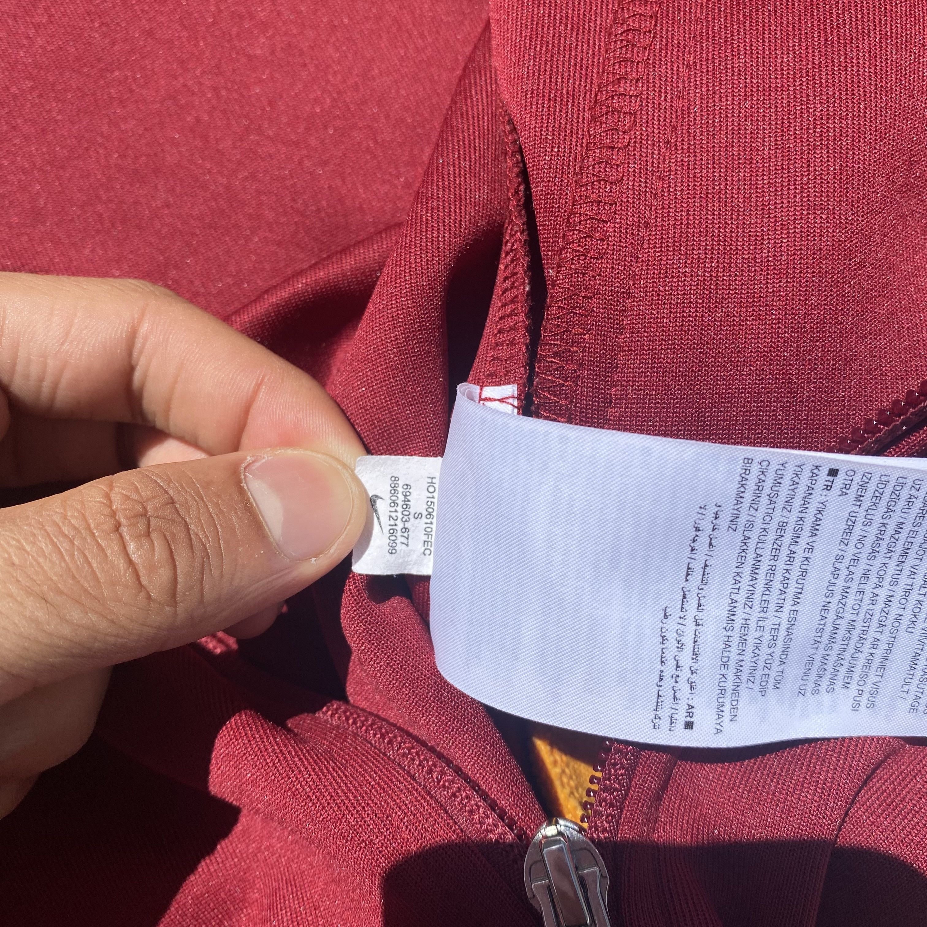 Nike × Vintage Nike AS Roma 2015/2016 Track Jacket 694603-677 Size US S / EU 44-46 / 1 - 12 Thumbnail