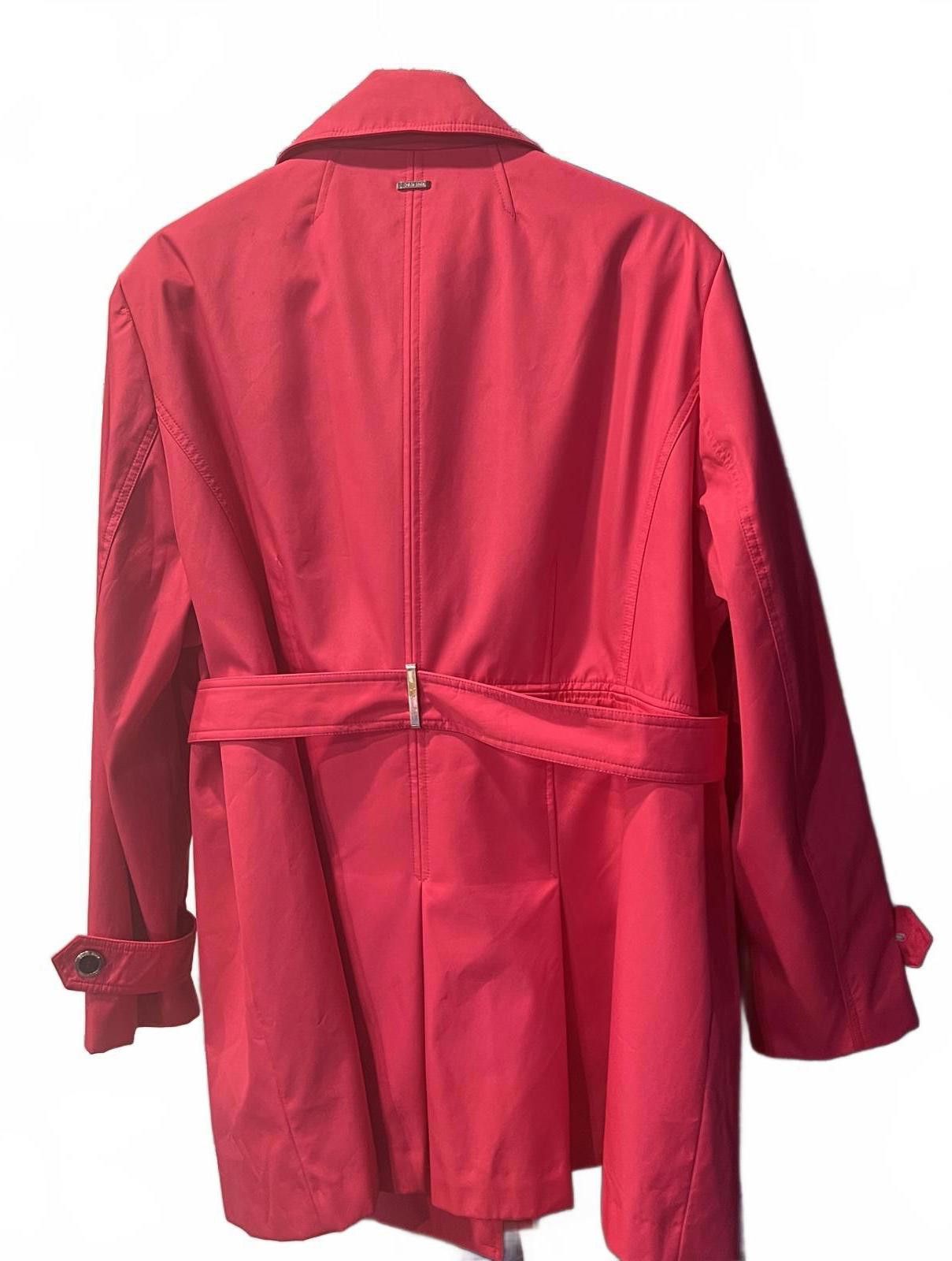 Calvin Klein Calvin Klein Women's Red Trench Coat with Belt Size XL / US 12-14 / IT 48-50 - 4 Thumbnail