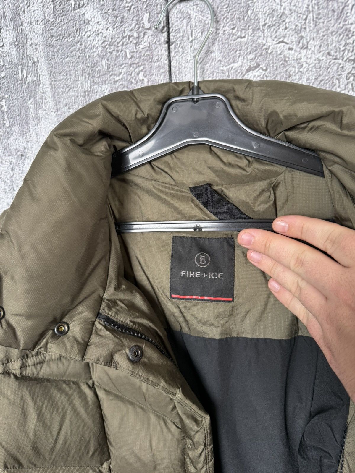 Bogner Bogner Fire + Ice Down Coat Women’s Khaki Puffer Jacket Size XL / US 12-14 / IT 48-50 - 16 Thumbnail