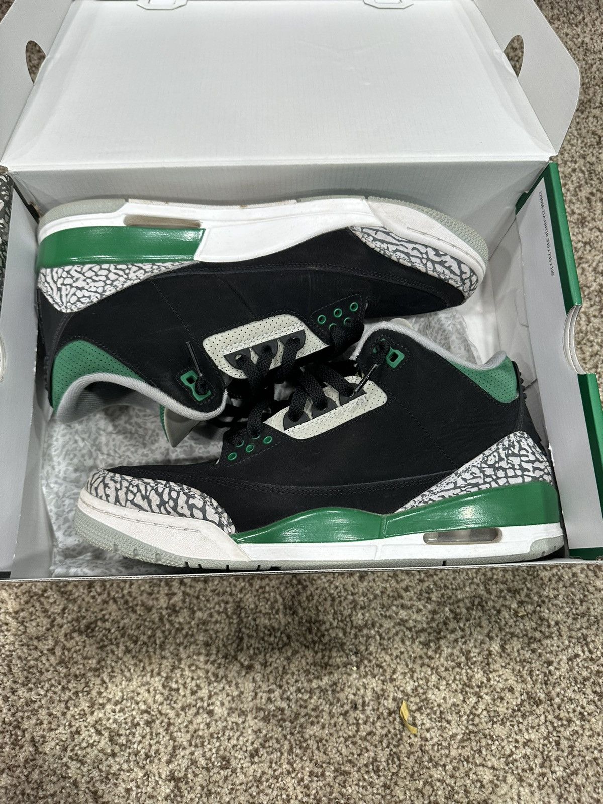 Jordan Brand Jordan 3 “Pine Green” Size US 10 / EU 43 - 6 Thumbnail