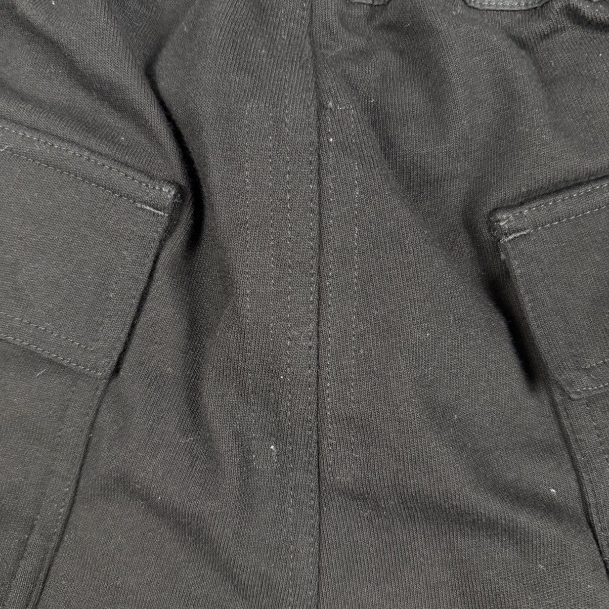 Rick Owens Rick Owens SS25 Mastodon Megacargo ‘Black’ Sweatpants Size US 34 / EU 50 - 4 Thumbnail