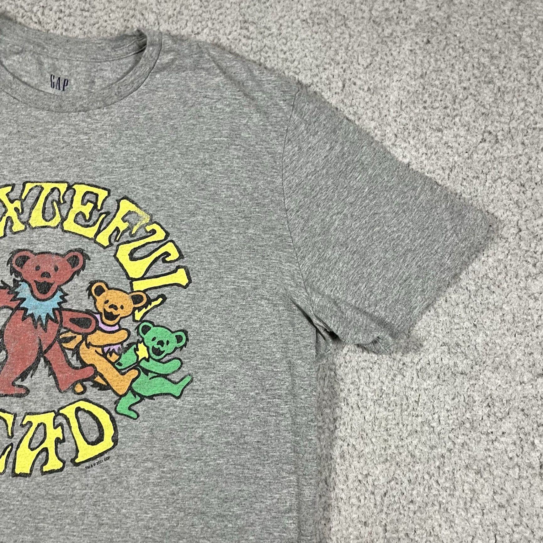 Etro Grateful Dead Shirt Mens L Gray Dancing Bear Graphic Band Rock Tee Retro Size US L / EU 52-54 / 3 - 4 Thumbnail