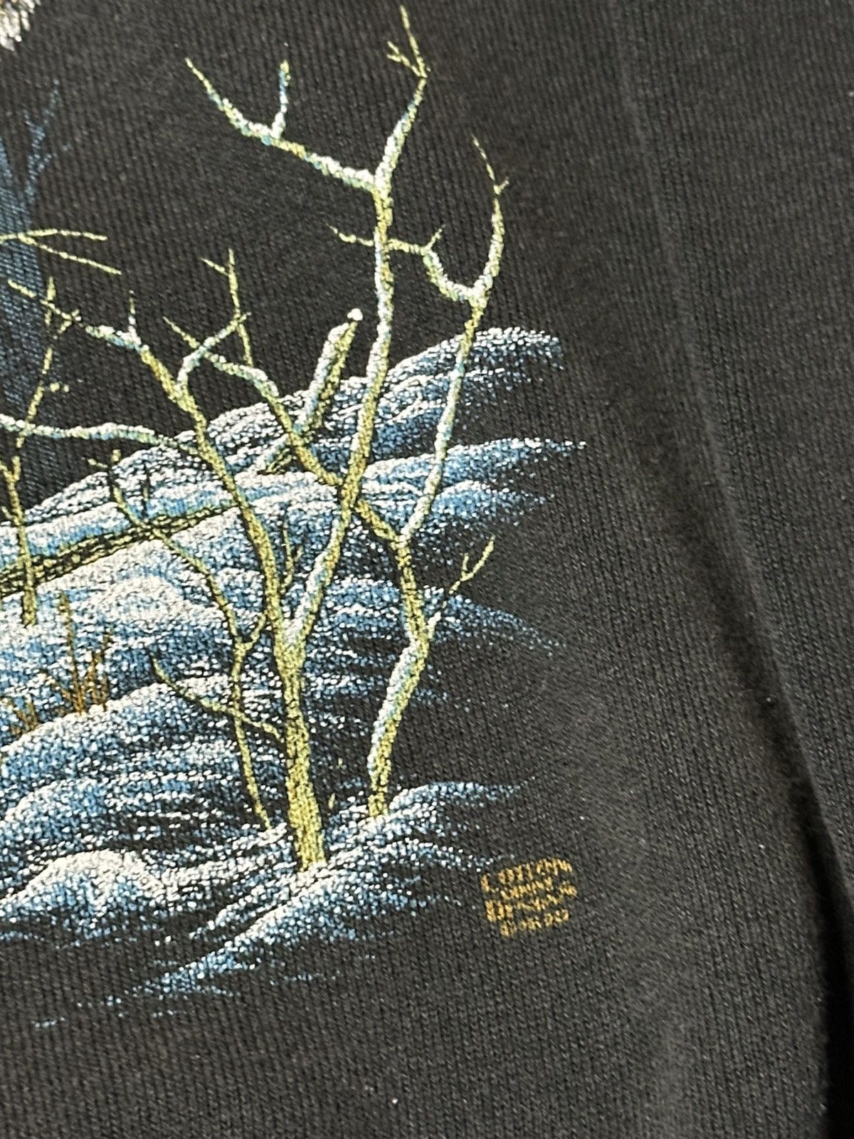 Vintage Vintage nature wolf animal graphic crewneck Size US S / EU 44-46 / 1 - 4 Thumbnail