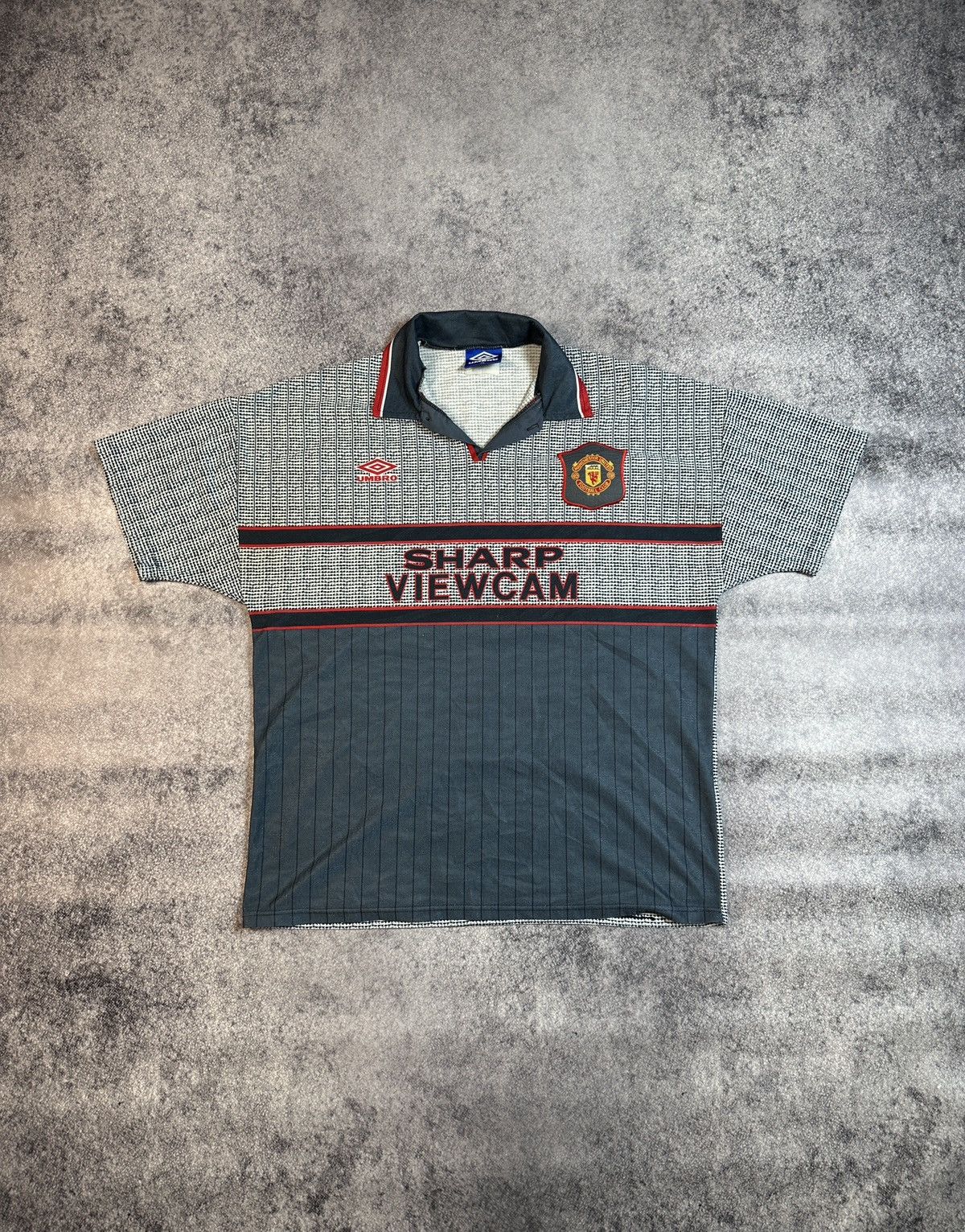 Vintage Umbro Manchester United jersey soccer Blokecore XL