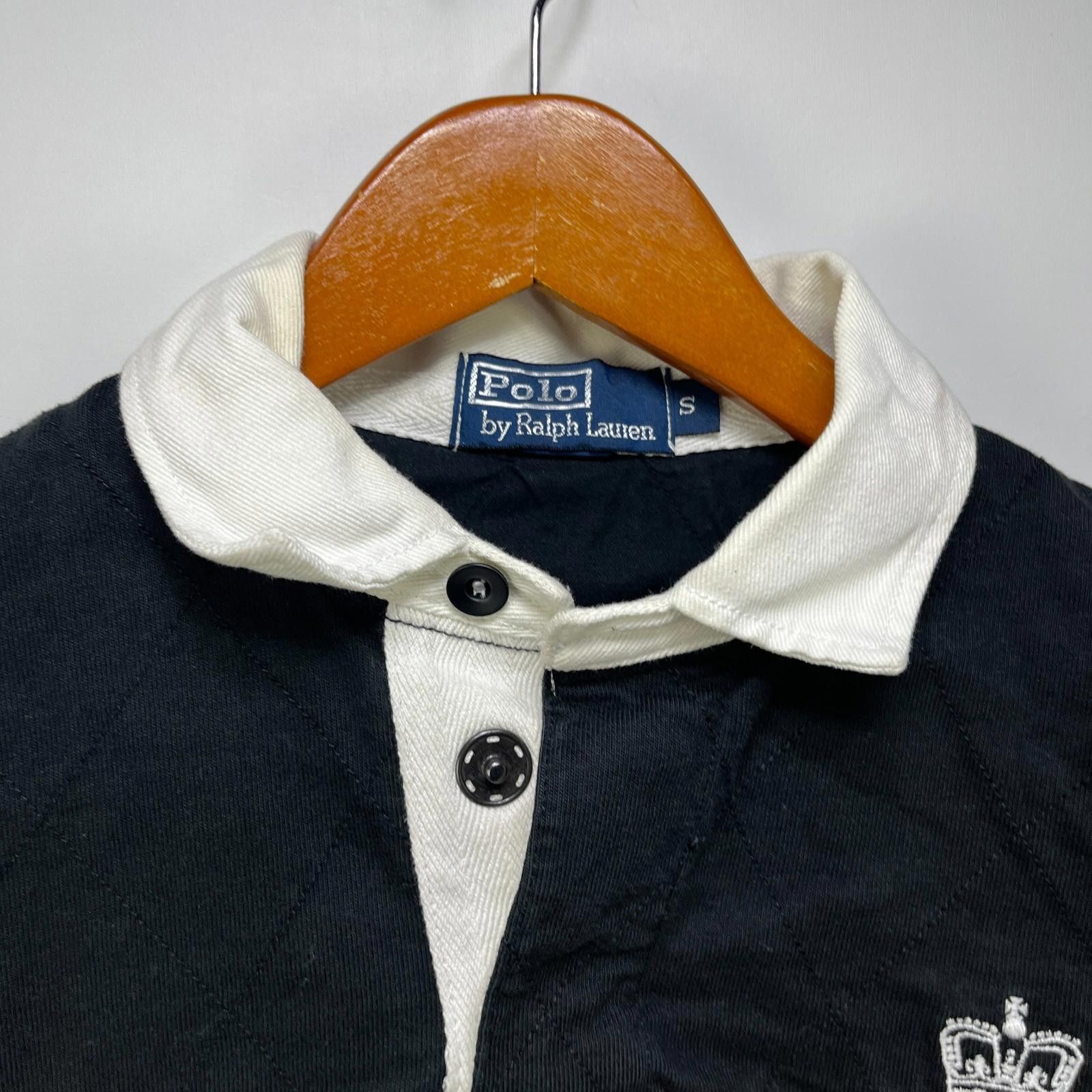 Polo Ralph Lauren Vintage 90s Polo Ralph Lauren Rugby Long Sleeve Shirt Small Size US S / EU 44-46 / 1 - 4 Thumbnail