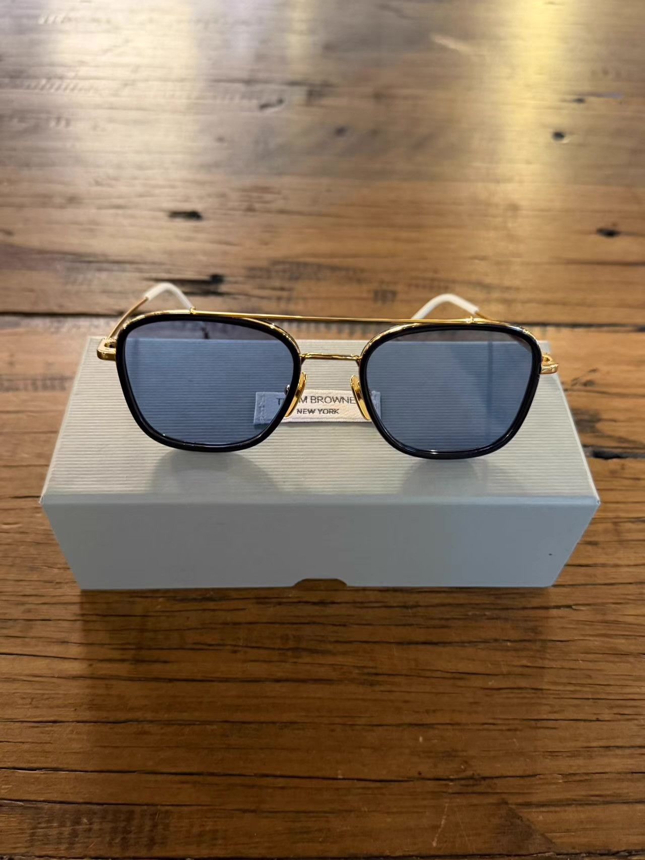 Thom Browne Thom Browne 18K Blue Mirror Sunglasses。Ｑ25 Size ONE SIZE - 1 Thumbnail