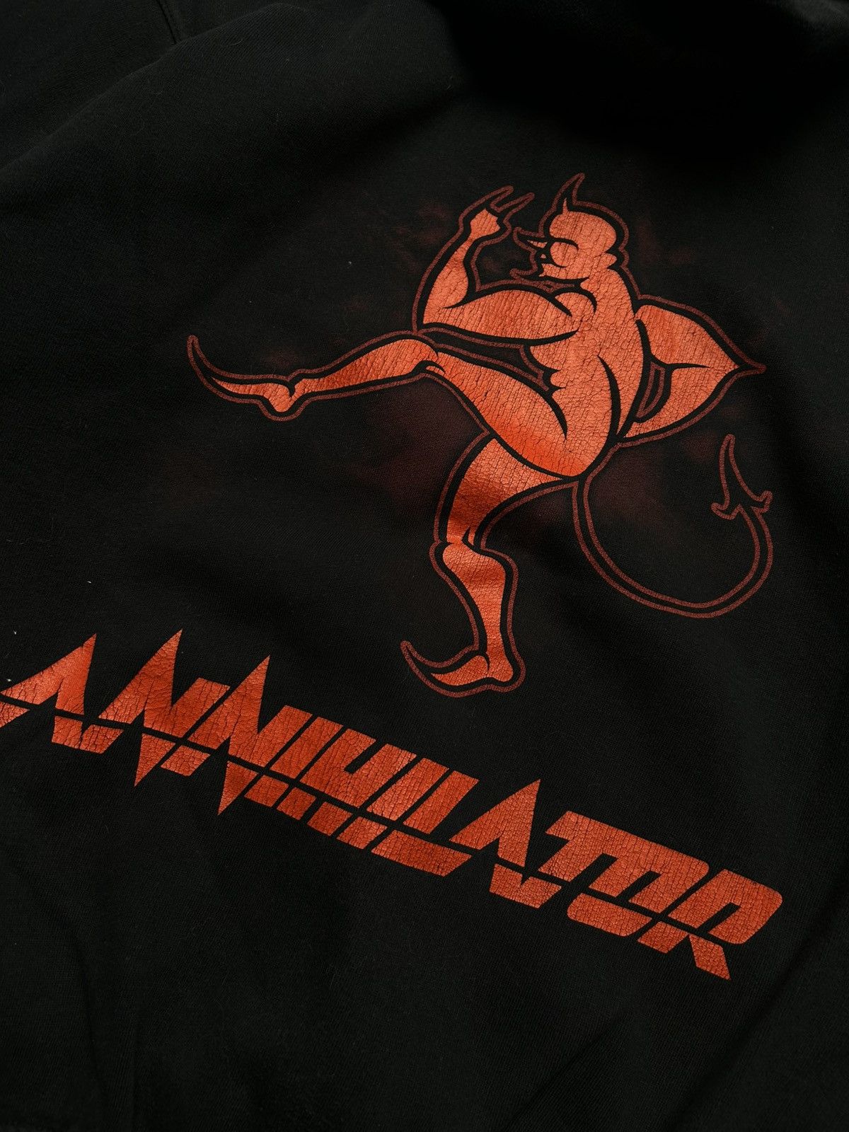 Vintage Annihilator Vintage ZipUp Thrash Metal Never Neverland Og 90 Size US L / EU 52-54 / 3 - 6 Thumbnail