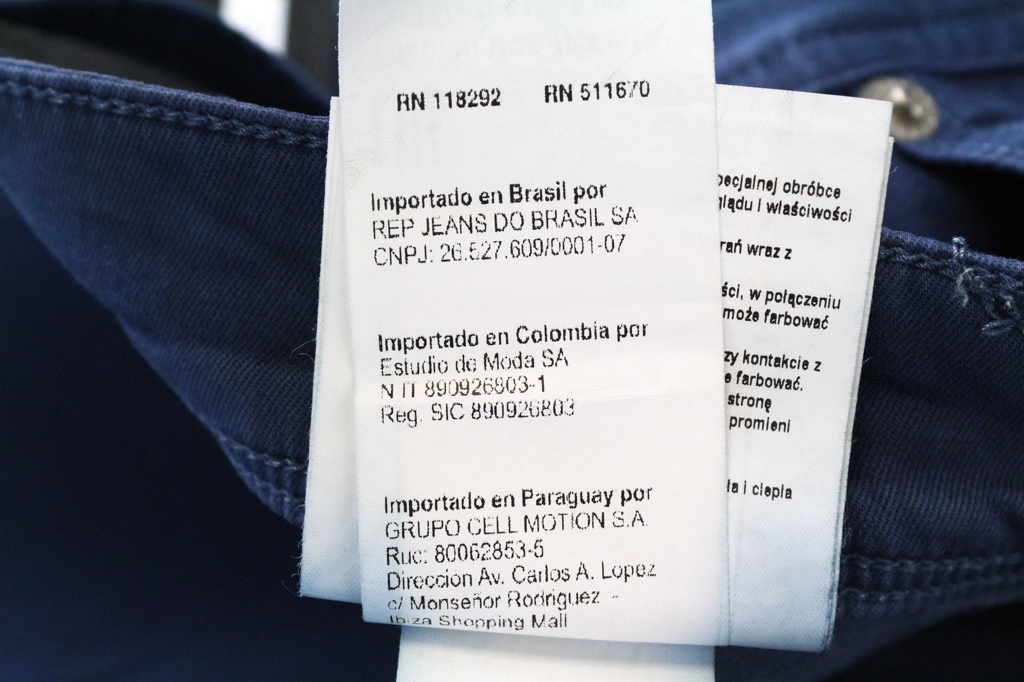 Replay ANBASS W30/L34 Slim Fit Blue Cotton Stretch Trousers 75375 Size US 30 / EU 46 - 9 Thumbnail