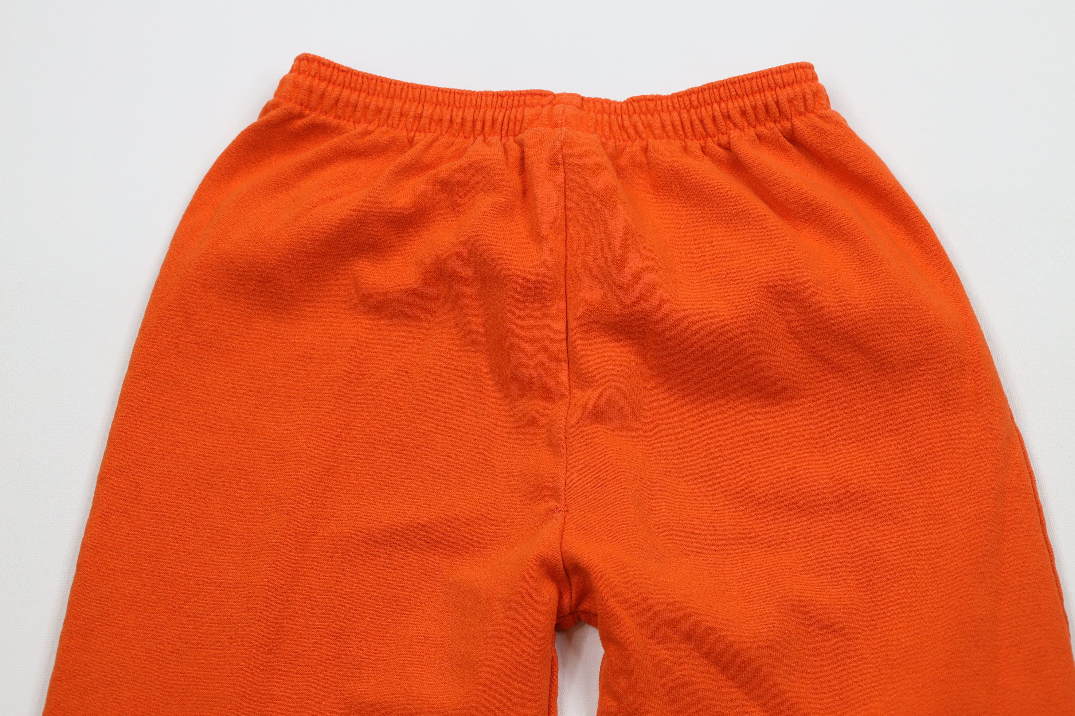 Vintage Vintage 90s Streetwear Blank Sweatpants Joggers Orange USA Size US 32 / EU 48 - 9 Thumbnail
