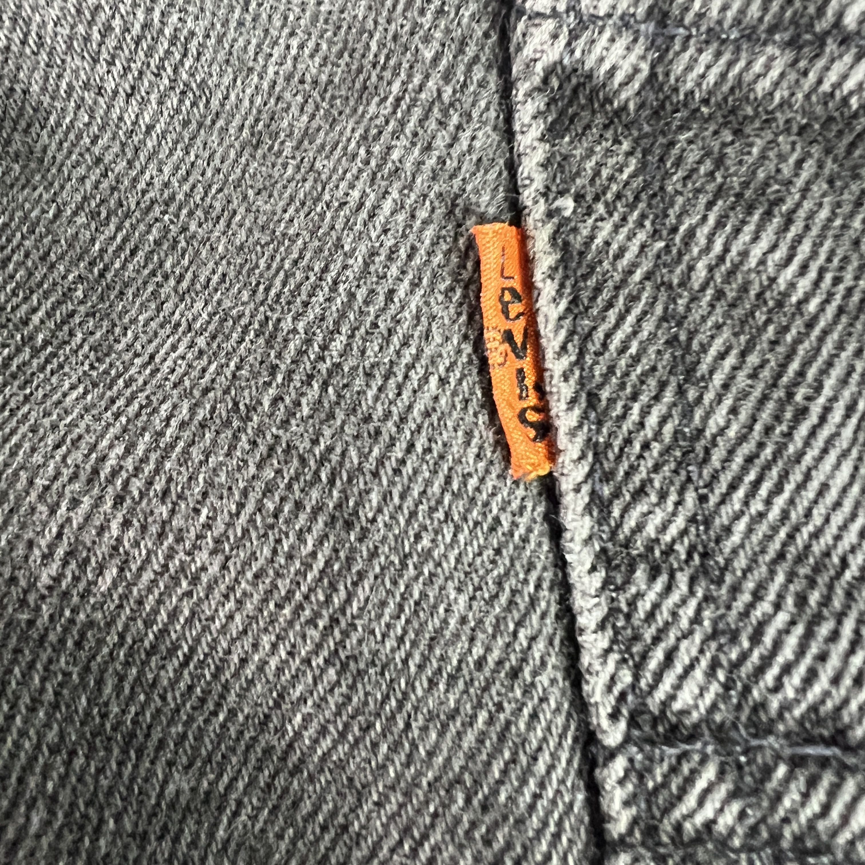 Levi's VTG 90s Levi's Jean 560 Loose Taper Black Denim Orange Tab Size US 32 / EU 48 - 13 Thumbnail