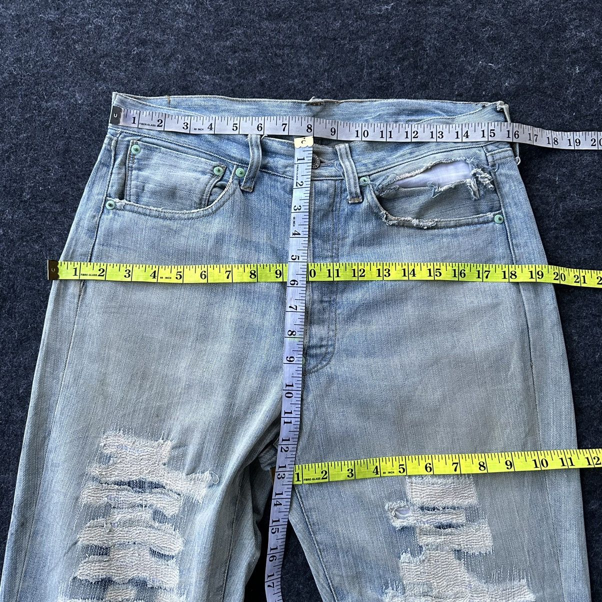 Blue Blue Japan Rare Royal Blue 5 Pocket Buckle Back Denim D686 Size US 31 - 14 Thumbnail