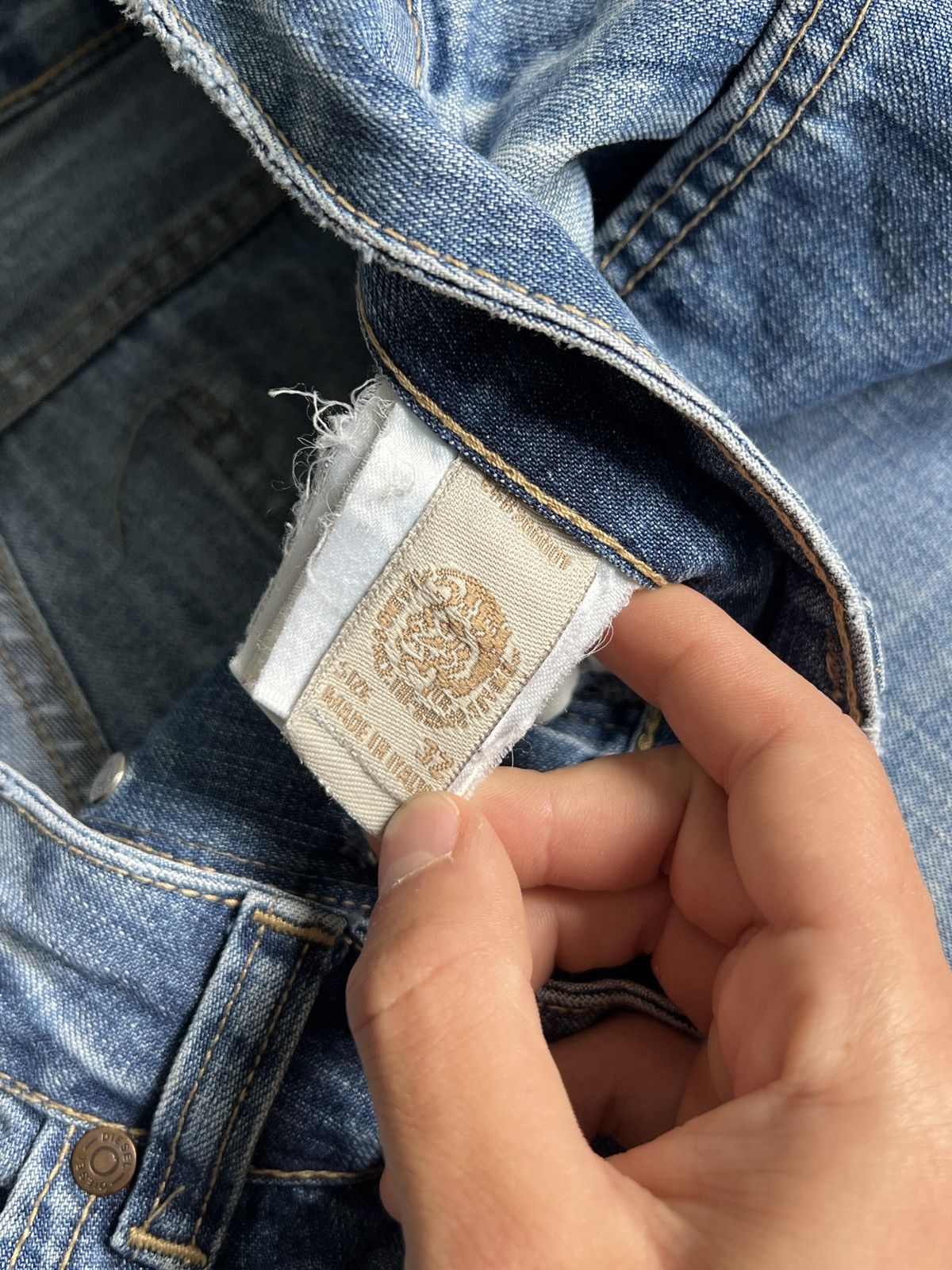 Diesel Diesel Baggy Distressed Denim Y2K Jeans Size US 32 / EU 48 - 15 Thumbnail