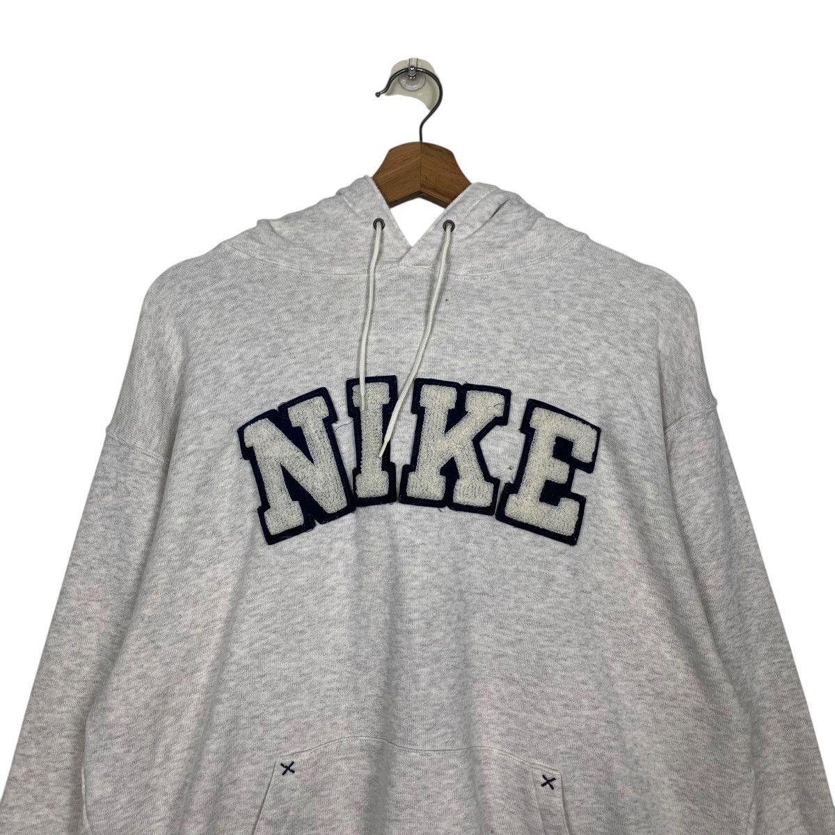 Nike 90’s NIKE Spellout Big Logo Pullover Hoodies #2819-C127 Size US M / EU 48-50 / 2 - 9 Thumbnail