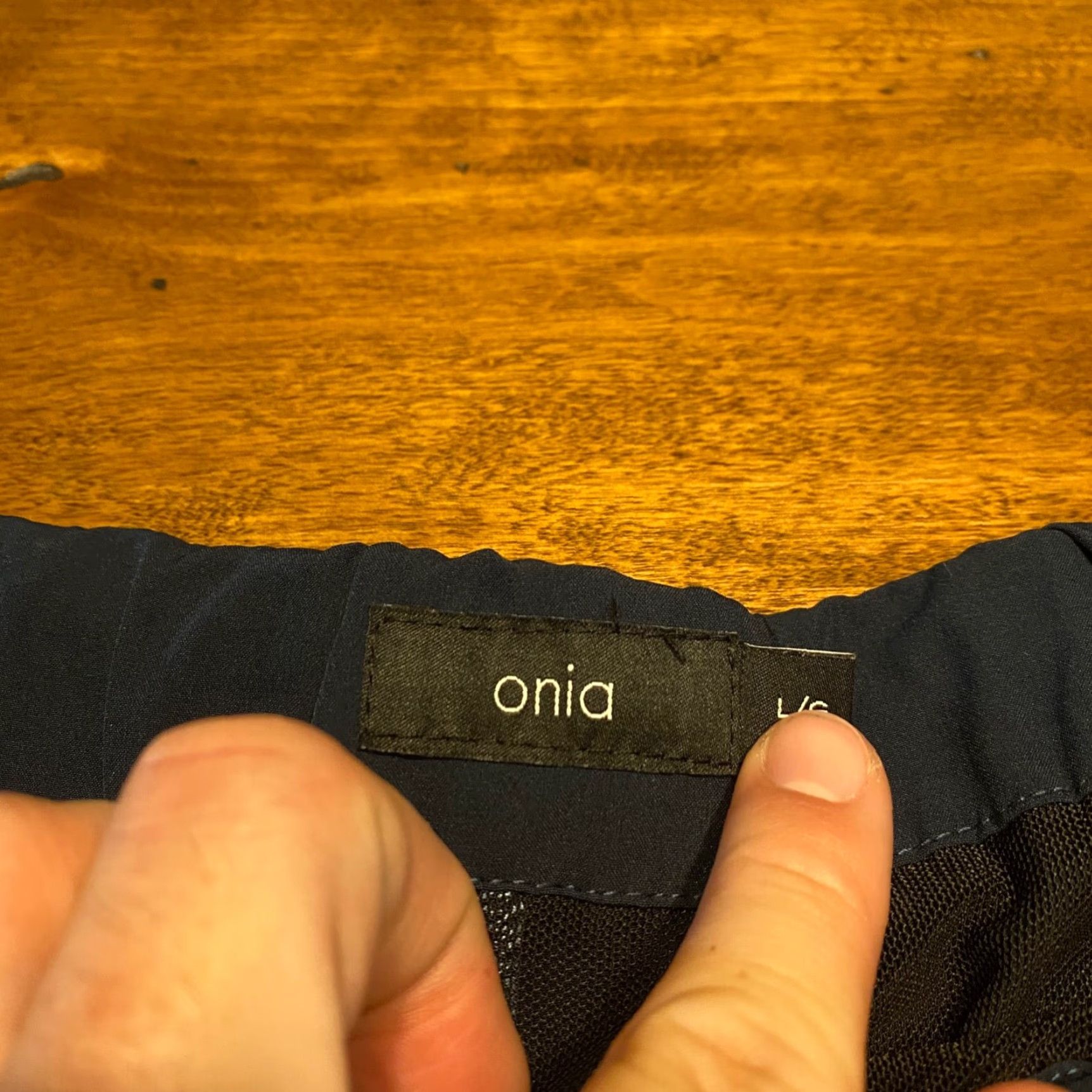 Onia ONIA Swim Trunks Mens Large Two Tone Blue Drawstring 7" Board Shorts Hybrid Size US 33 - 2 Thumbnail