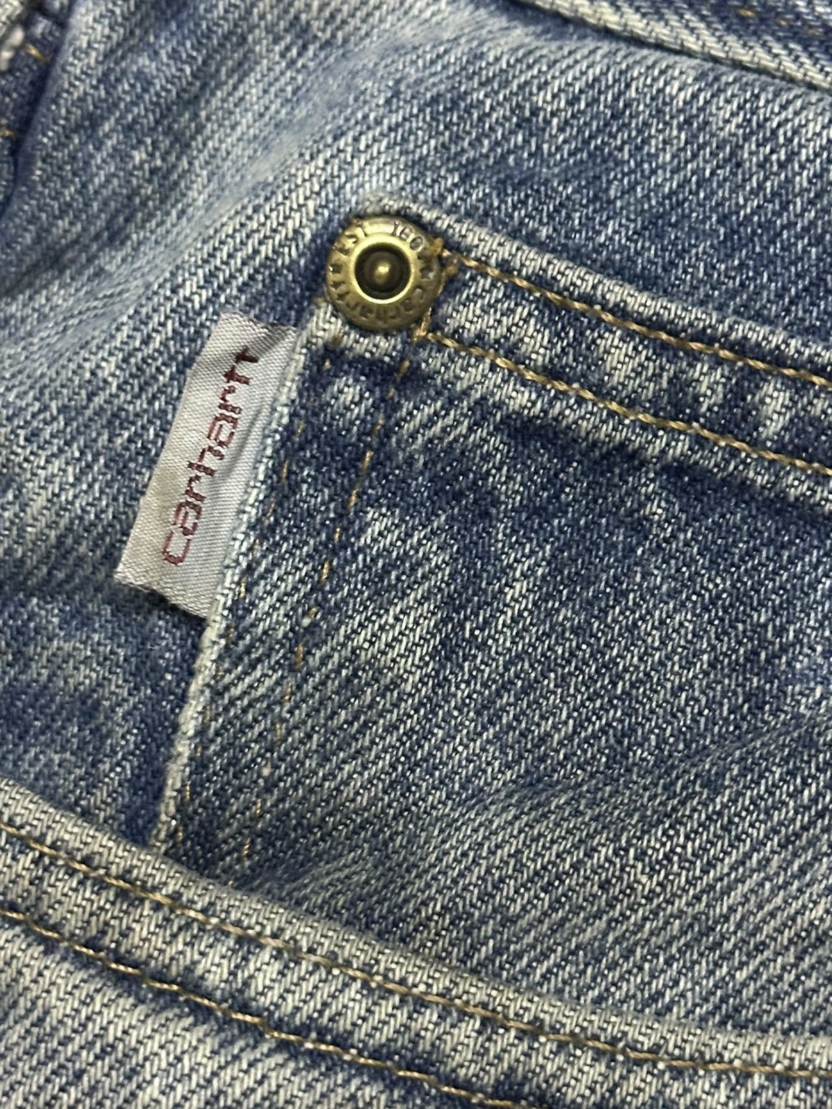 Carhartt Vintage Carhartt 90's Baggy Loose Style Painted & Faded Wash Size US 35 - 9 Thumbnail
