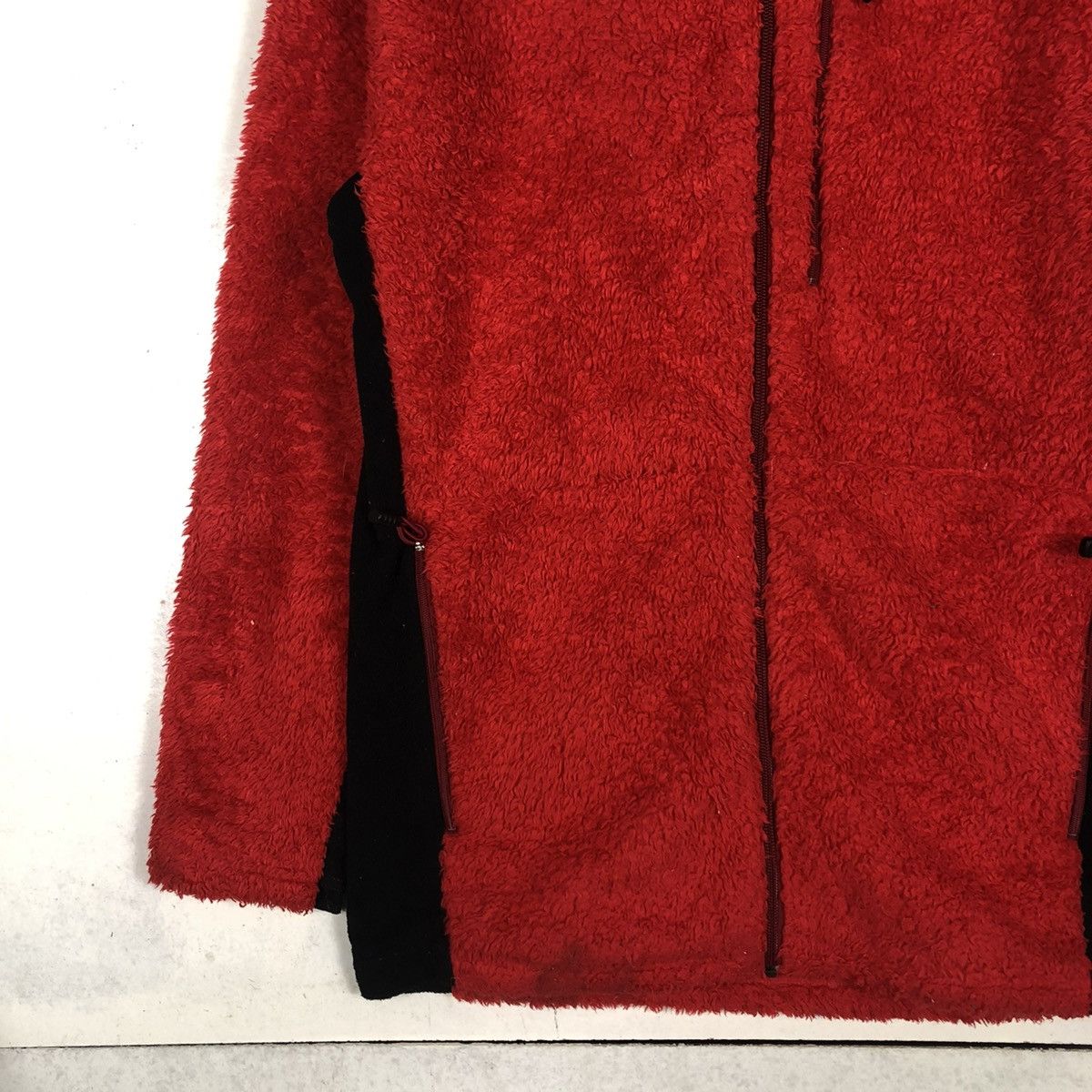 Japanese Brand 📌VINTAGE ZIPPER FLEECE JACKET EDWIN RARE RICH RED Size US XL / EU 56 / 4 - 6 Thumbnail