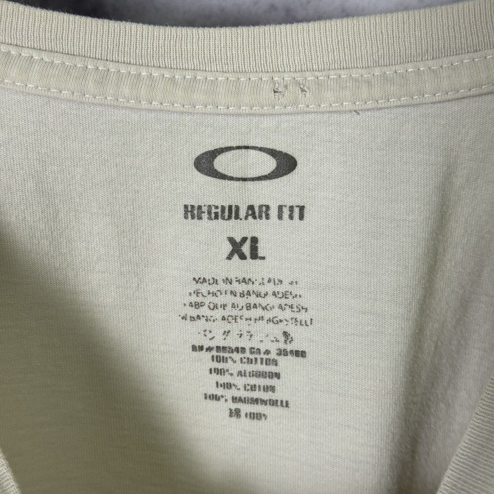 Oakley Oakley T Shirt Mens XL White Short Sleeve Streetwear Size US XL / EU 56 / 4 - 4 Thumbnail