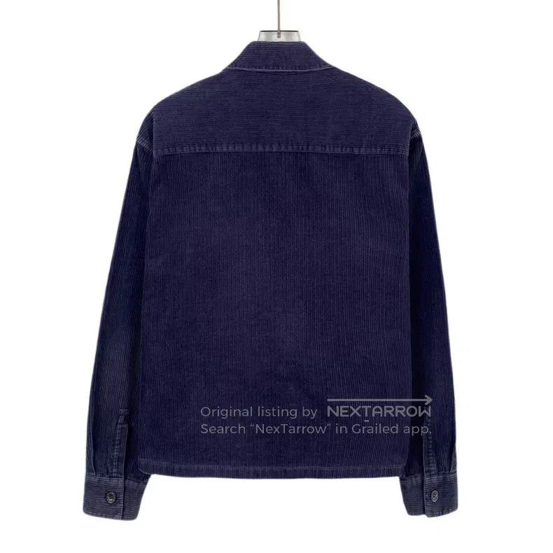 Dior Dior Purple lapel cotton zipper corduroy jacket Size US S / EU 44-46 / 1 - 2 Thumbnail
