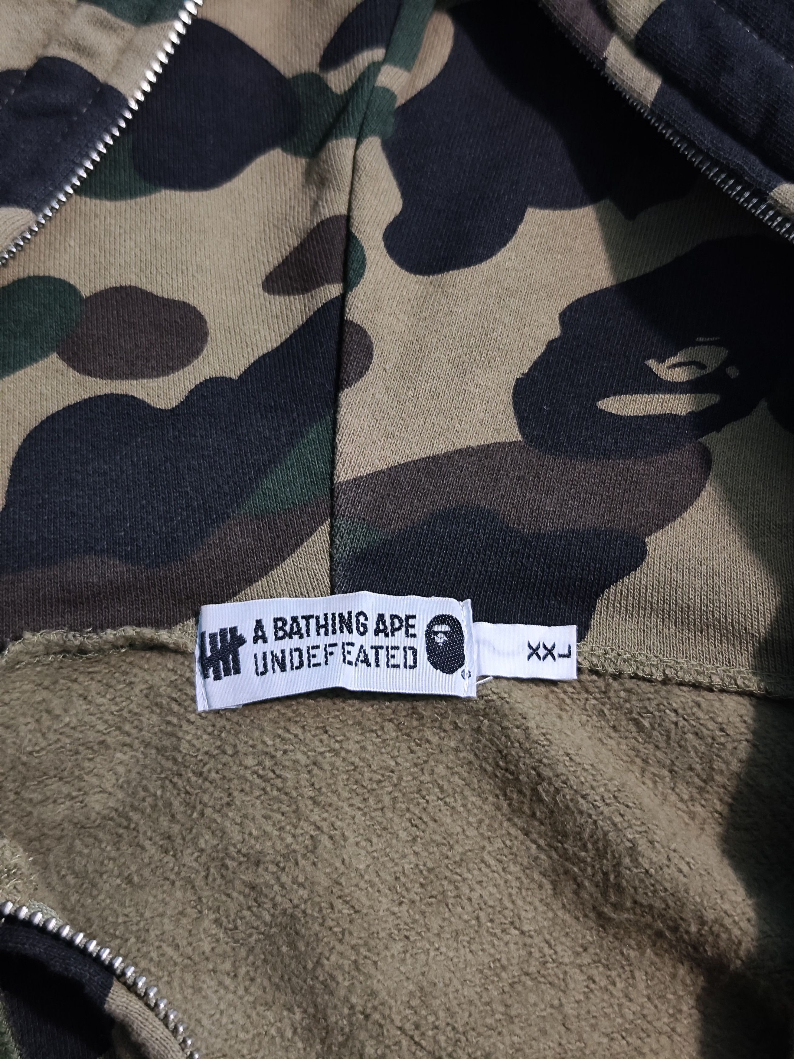 Bape × Undefeated BAPE × Undefeated - 1st Camo Ronin Full Zip Hoodie Rare Size US XXL / EU 58 / 5 - 15 Thumbnail