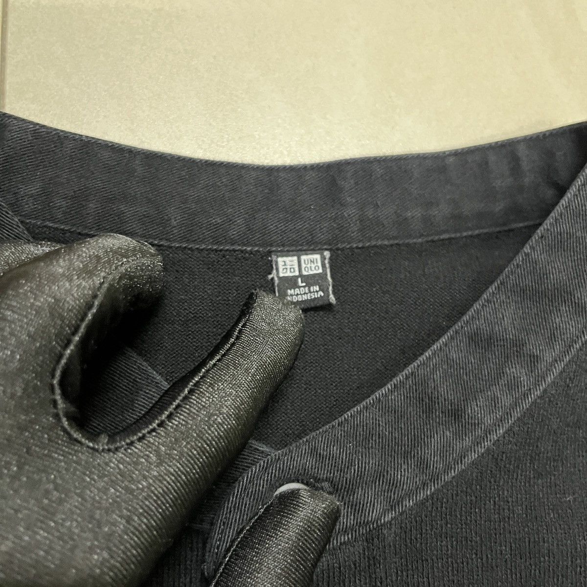 Japanese Brand × Uniqlo Uniqlo Stand Collar Longsleeve Polo Shirt Size US M / EU 48-50 / 2 - 7 Thumbnail