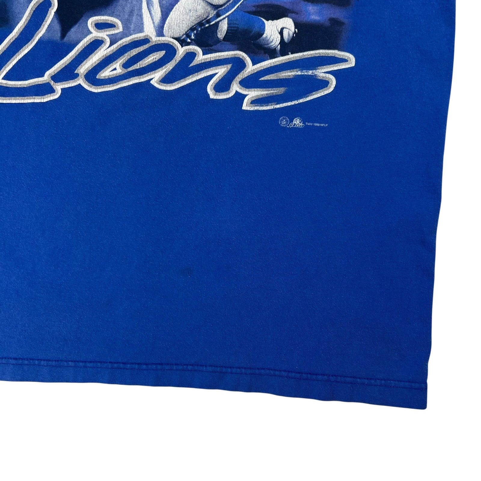 NFL × Vintage Vintage 1999 Detroit Lions Barry Sanders NFL tee (M) Size US M / EU 48-50 / 2 - 3 Thumbnail