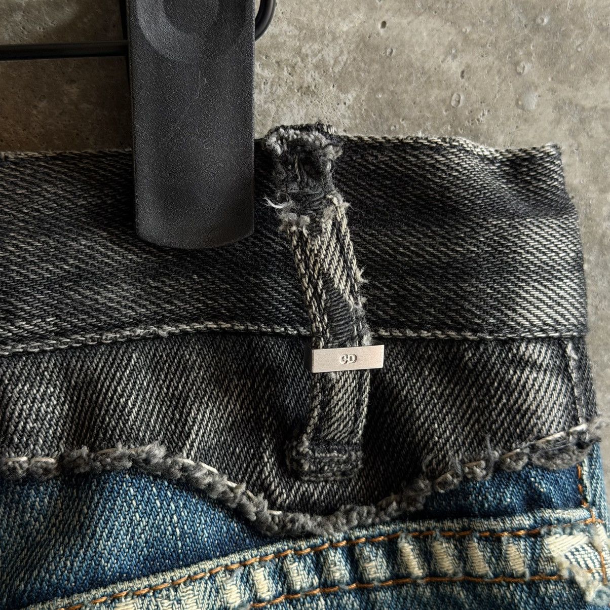 Dior Dior Homme THRASHED AW06 Cummerbund Denim By Hedi Slimane Size US 31 - 11 Thumbnail