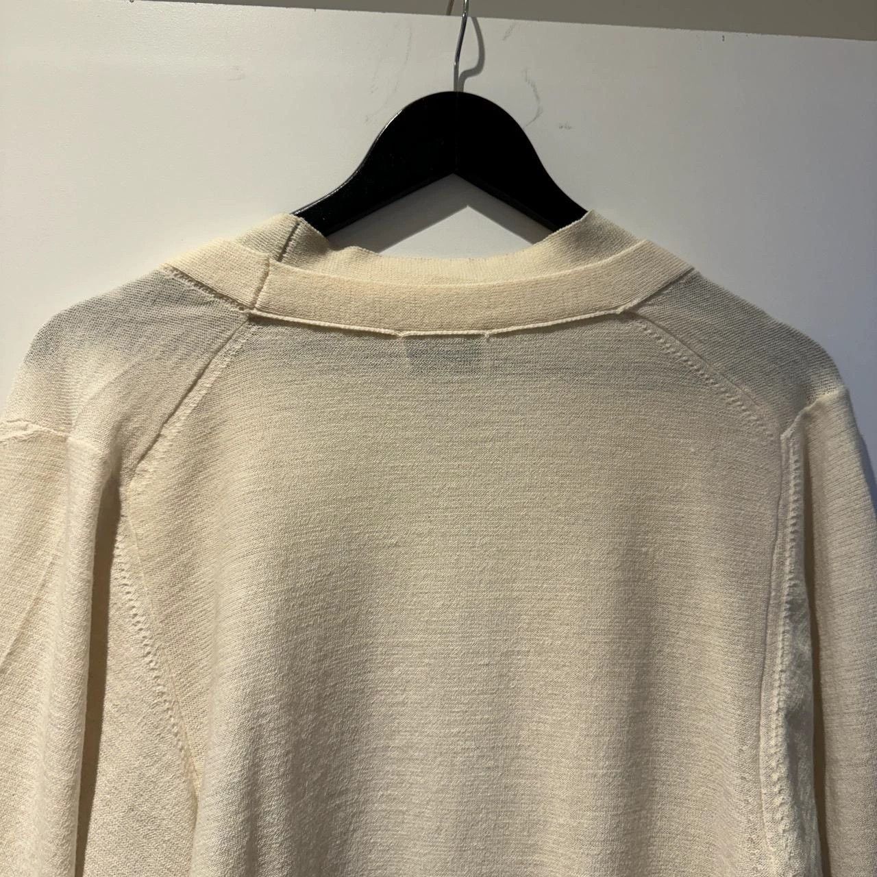Lemaire Lemaire Off-White 100% Merino Wool Knit Top 165/50 Size S / US 4 / IT 40 - 3 Thumbnail