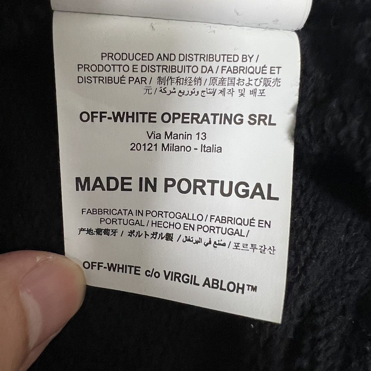 Off-White OFF-WHITE SS20 Airport Tape Arrow Hoodie Size US S / EU 44-46 / 1 - 10 Thumbnail
