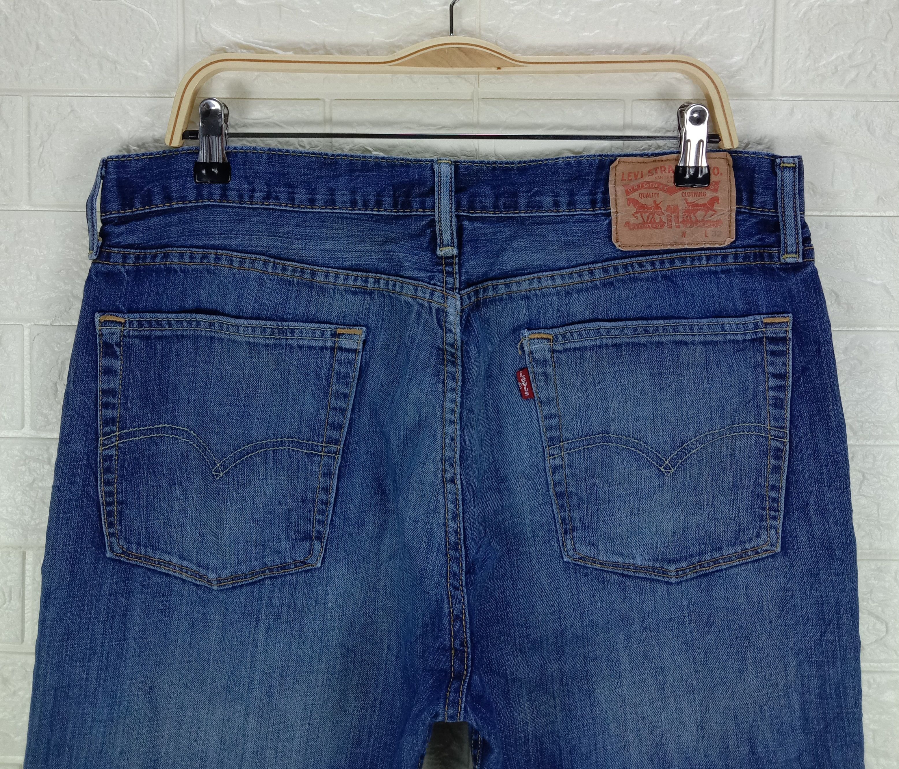 Levi's Vintage Levi's 514 Jeans Earth Tone Straight Fit Denim Size US 36 / EU 52 - 6 Thumbnail